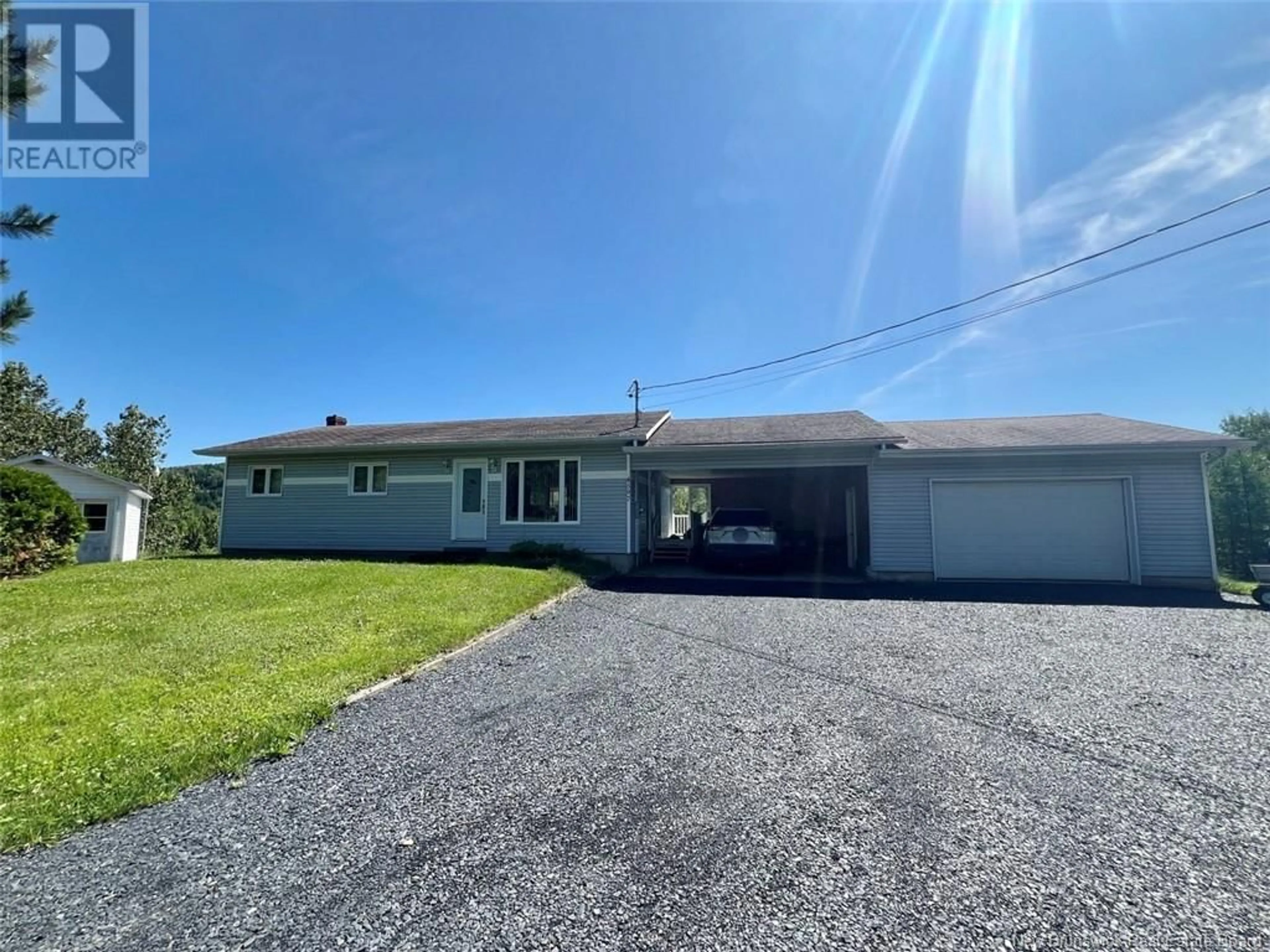 A pic from outside/outdoor area/front of a property/back of a property/a pic from drone, unknown for 4597 ROUTE 120, Lac Baker New Brunswick E7A1M1