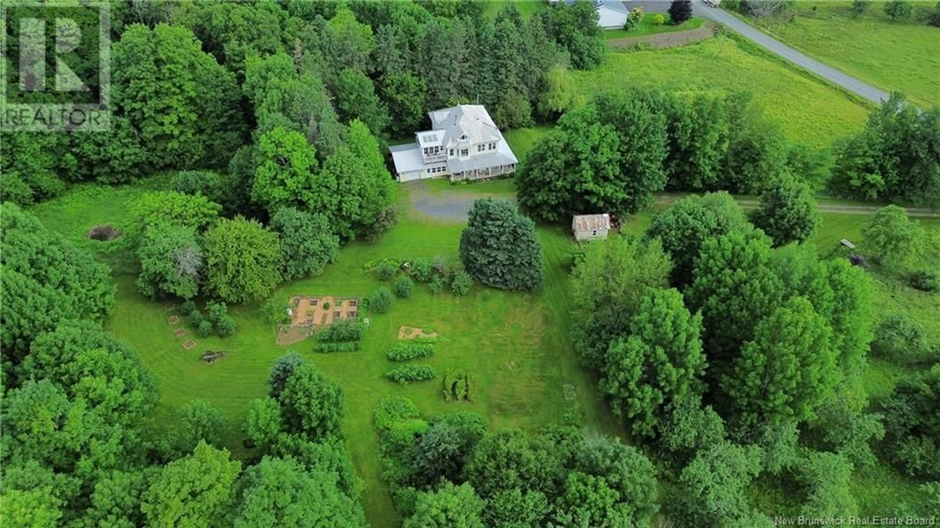 A pic from outside/outdoor area/front of a property/back of a property/a pic from drone, forest/trees view for 3727 560 ROUTE, Lower Knoxford New Brunswick E7K2R2