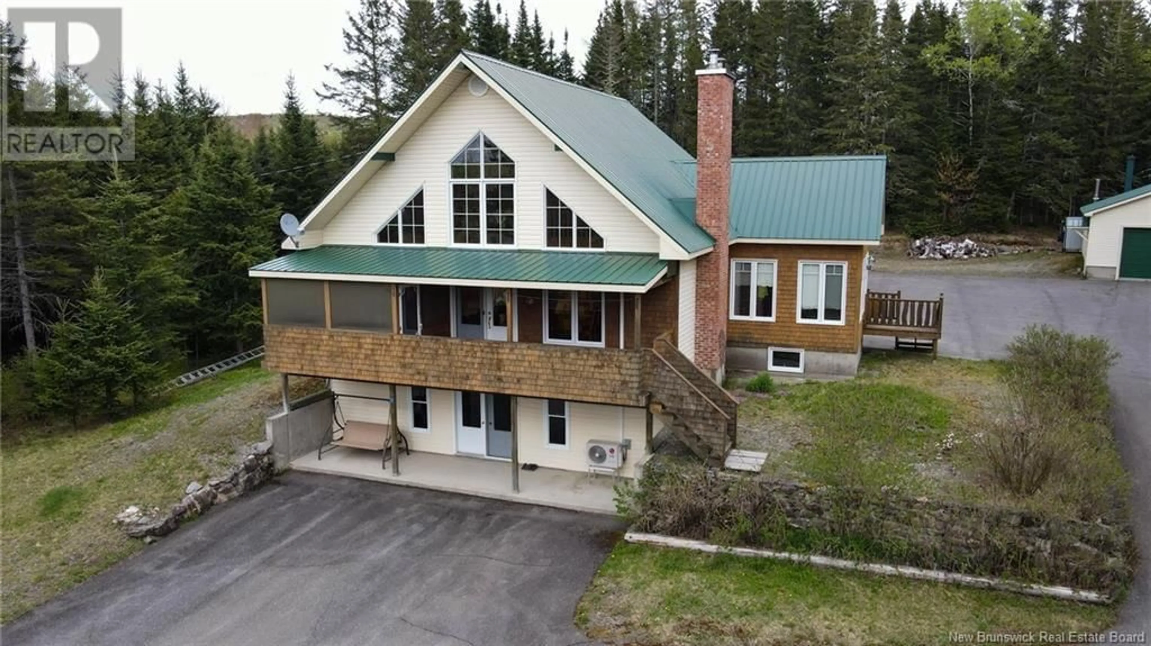 A pic from outside/outdoor area/front of a property/back of a property/a pic from drone, building for 75 RICHARD ROAD, Baker Brook New Brunswick E7A1V5