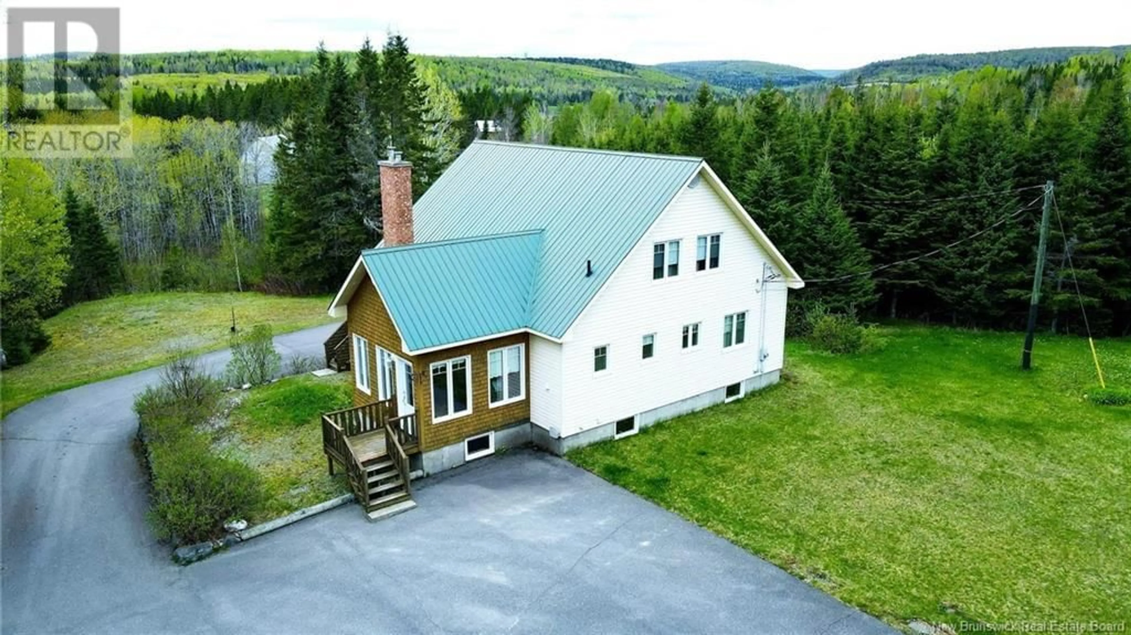 A pic from outside/outdoor area/front of a property/back of a property/a pic from drone, water/lake/river/ocean view for 75 RICHARD ROAD, Baker Brook New Brunswick E7A1V5