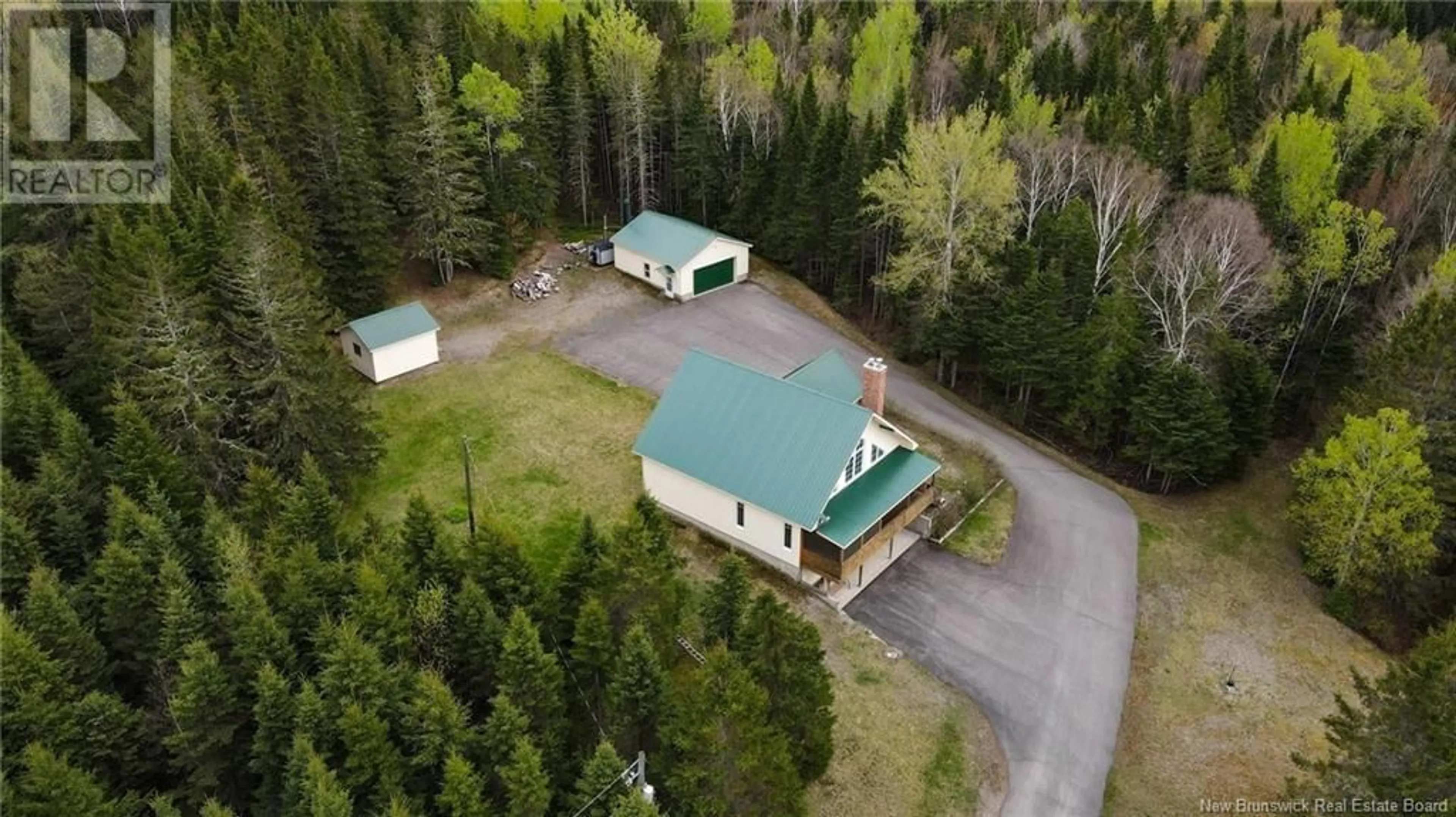A pic from outside/outdoor area/front of a property/back of a property/a pic from drone, unknown for 75 RICHARD ROAD, Baker Brook New Brunswick E7A1V5