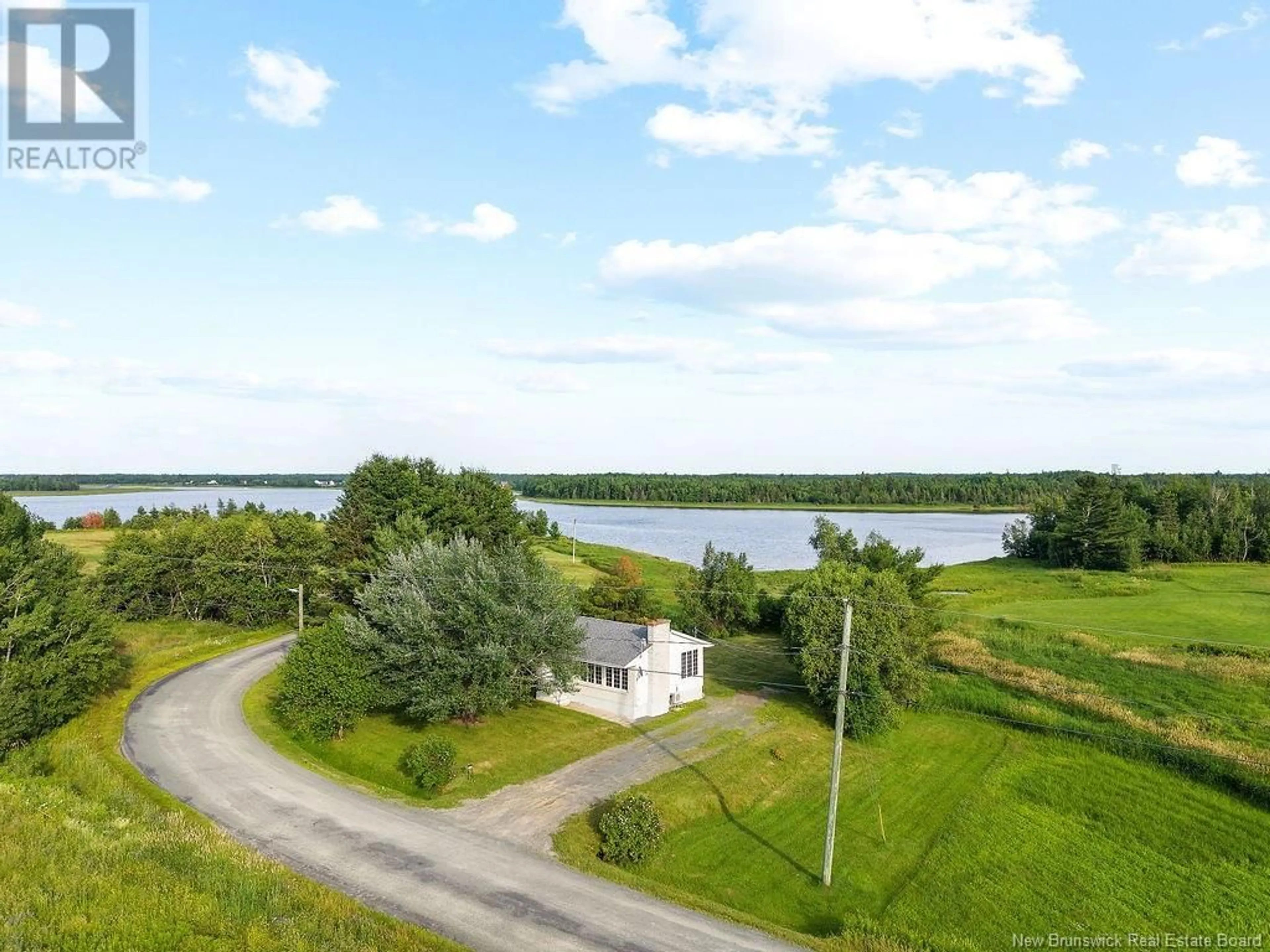A pic from outside/outdoor area/front of a property/back of a property/a pic from drone, water/lake/river/ocean view for 176 MURDOCK ROAD, Napan New Brunswick E1N5A2