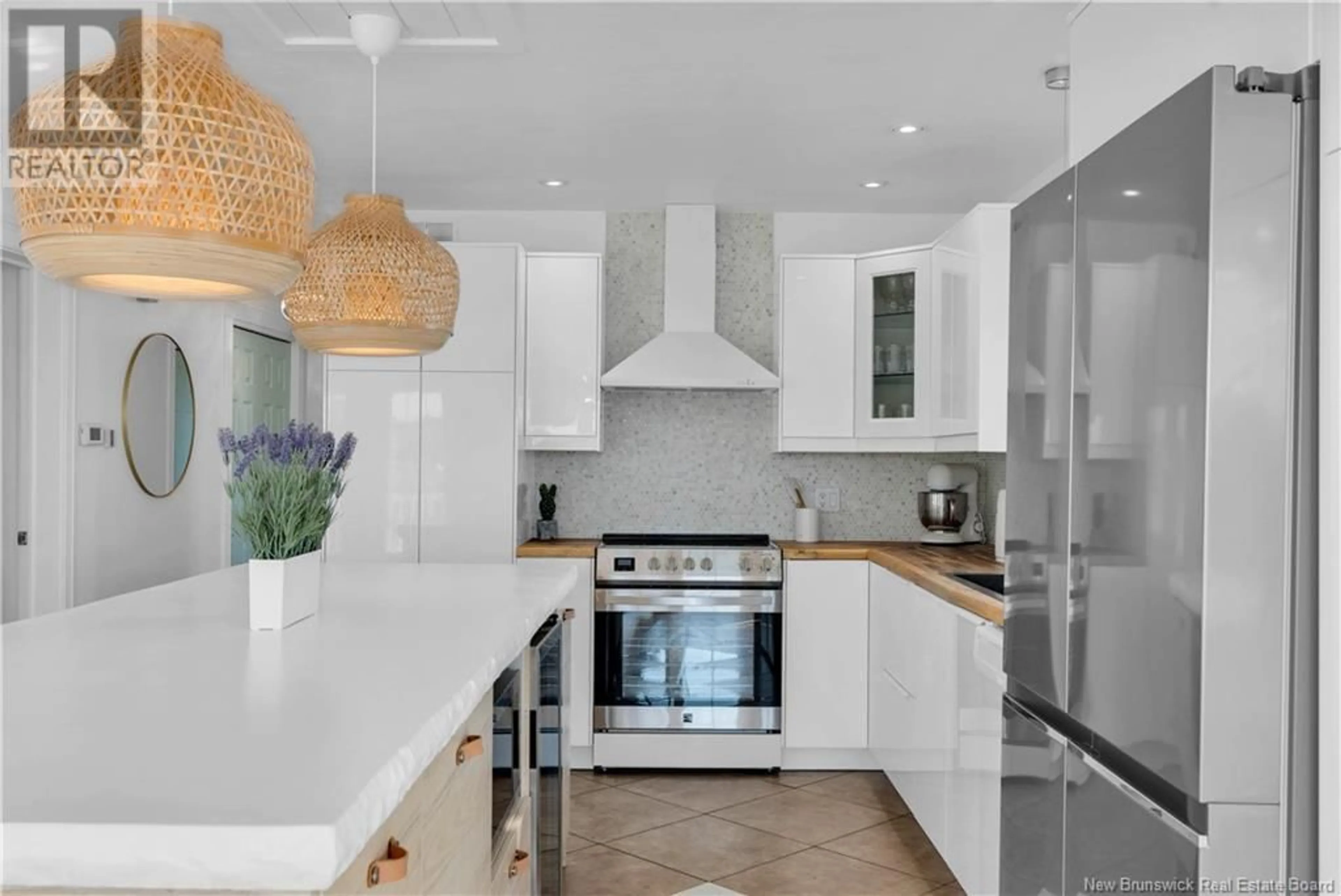 Contemporary kitchen, ceramic/tile floor for 1379 ROUTE 525, Sainte-Marie-De-Kent New Brunswick E4S2H1