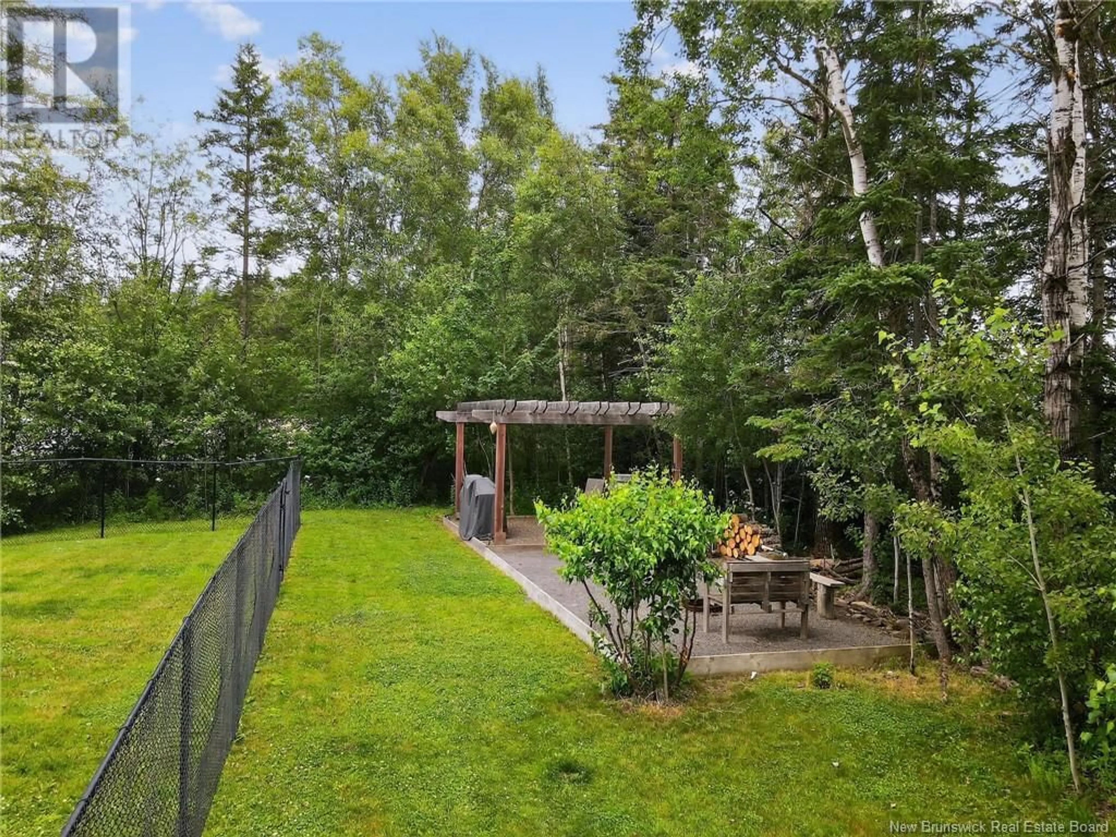 Patio, forest/trees view for 43 BRIARCROFT STREET, Salisbury New Brunswick E4J2A8