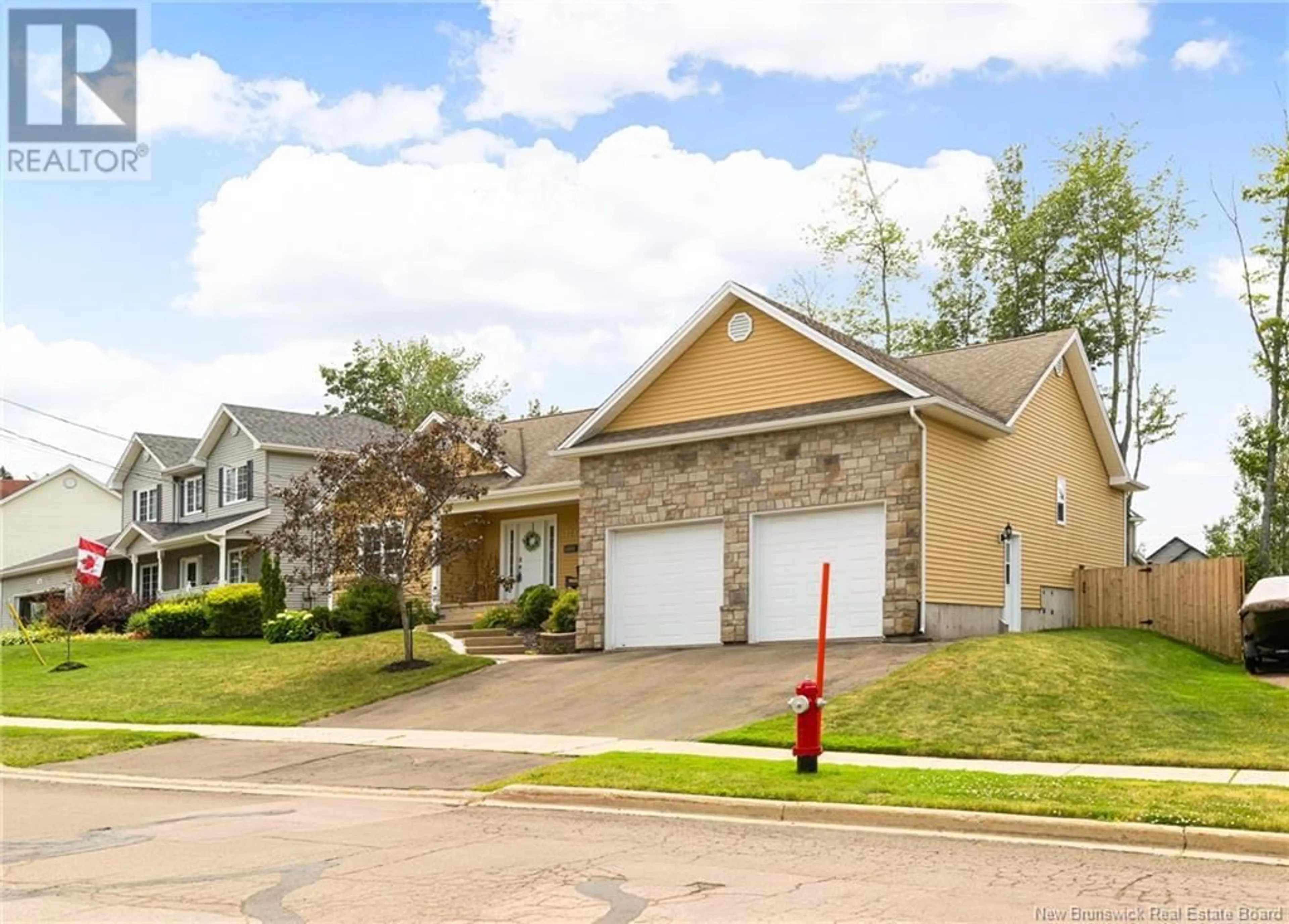 Home with brick exterior material, street for 123 ERINVALE DRIVE, Moncton New Brunswick E1A6T4