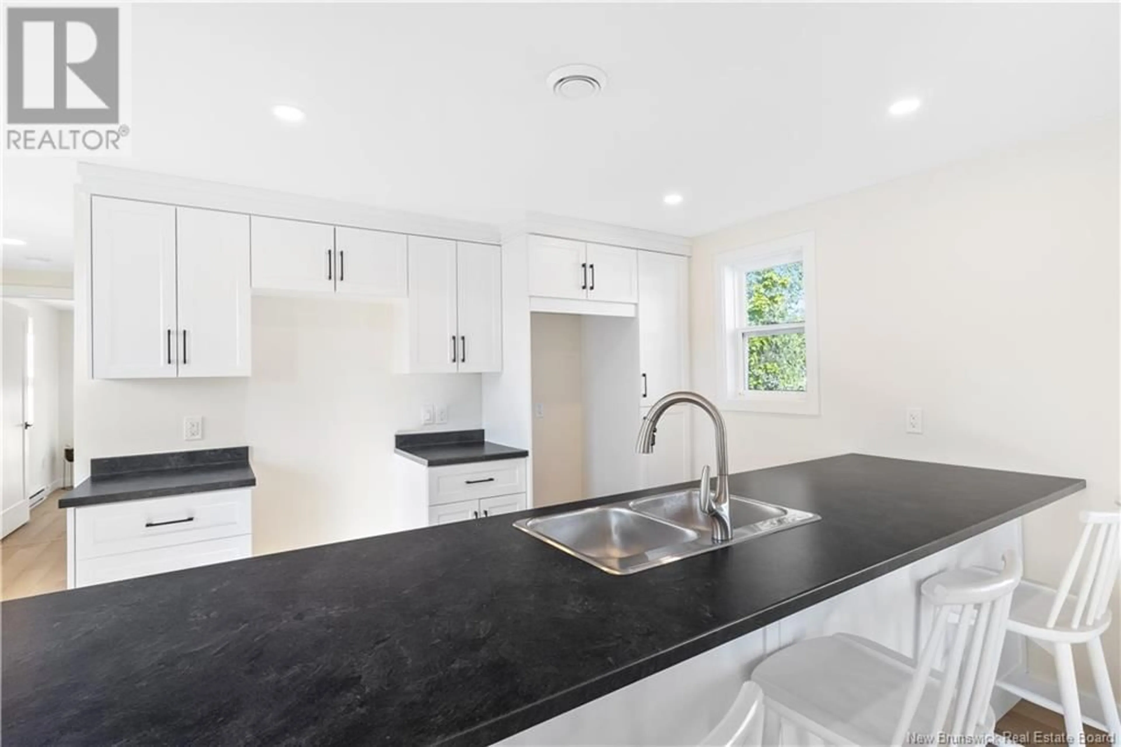 Open concept kitchen, ceramic/tile floor for 37 ELMDALE CRESCENT, Hanwell New Brunswick E3B6P9