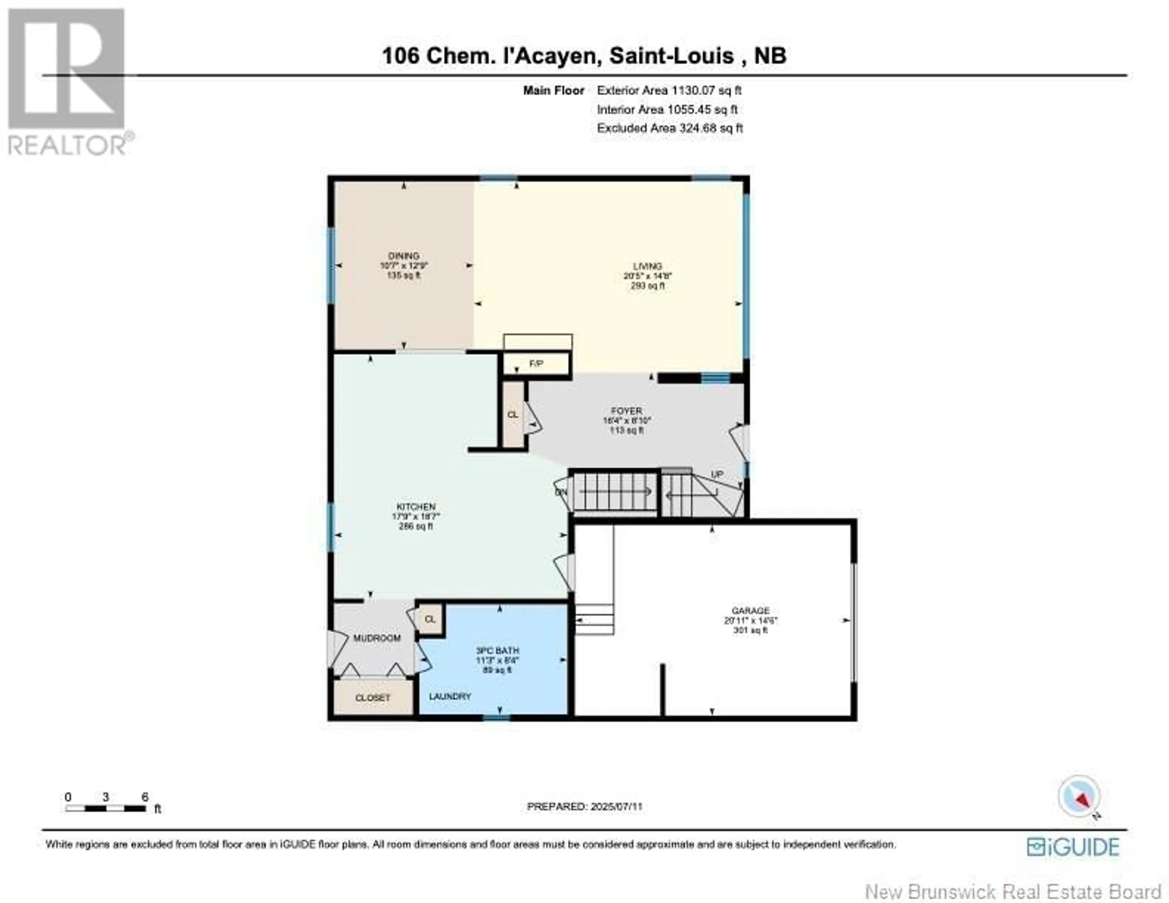 Floor plan for 106 CHEMIN L'ACAYEN, Saint-Louis-De-Kent New Brunswick E4X1V6