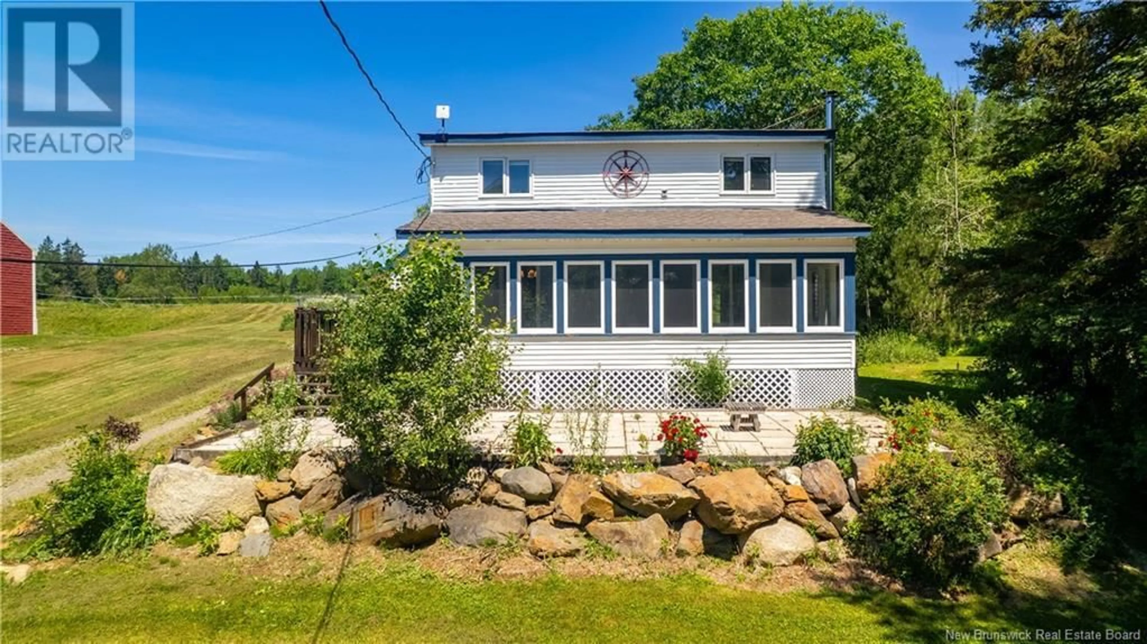 A pic from outside/outdoor area/front of a property/back of a property/a pic from drone, unknown for 402 OAK HAVEN ROAD, Oak Haven New Brunswick E3L3T3