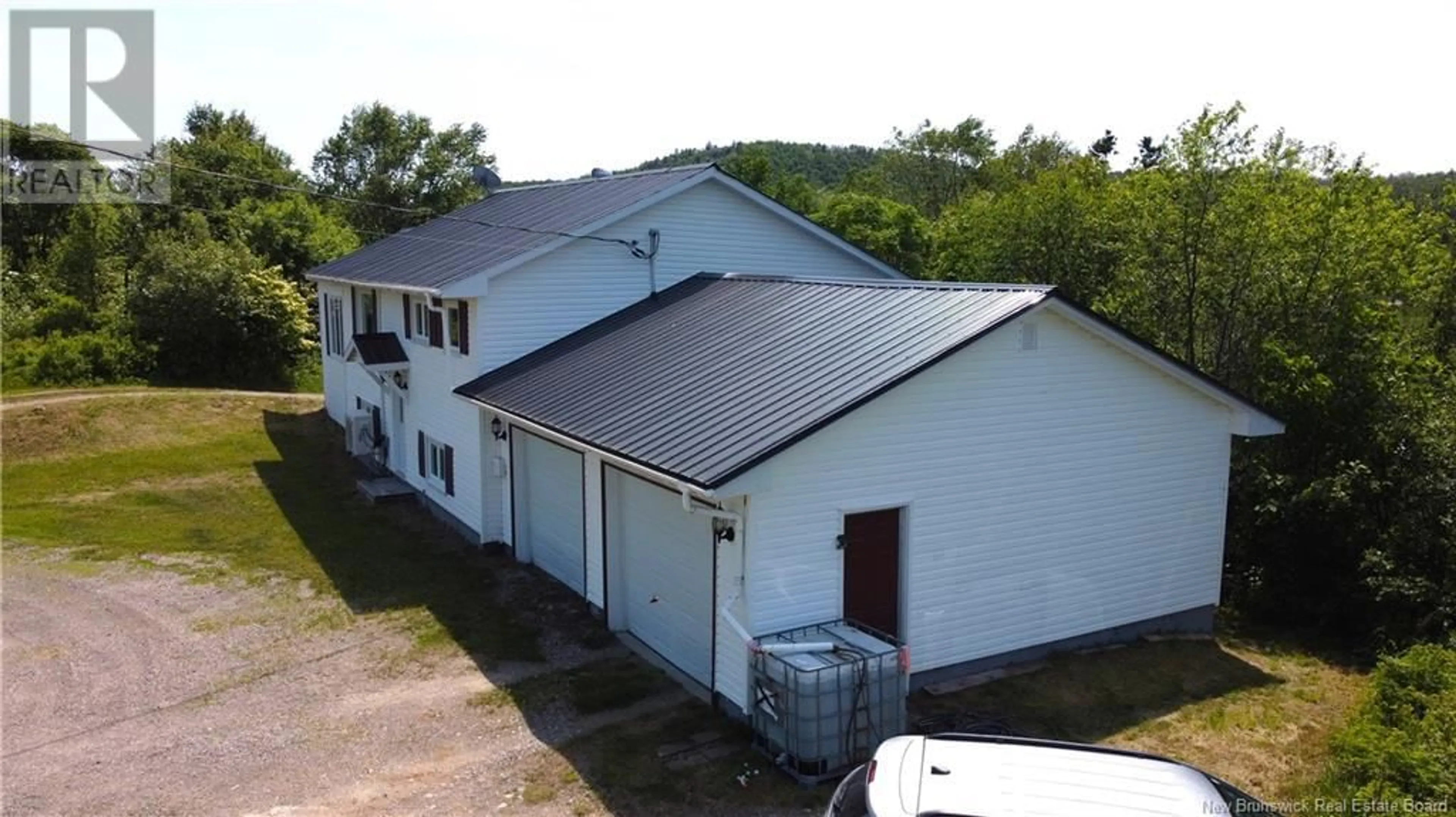 A pic from outside/outdoor area/front of a property/back of a property/a pic from drone, building for 49 KERRS RIDGE ROAD, Bocabec New Brunswick E5B3K6