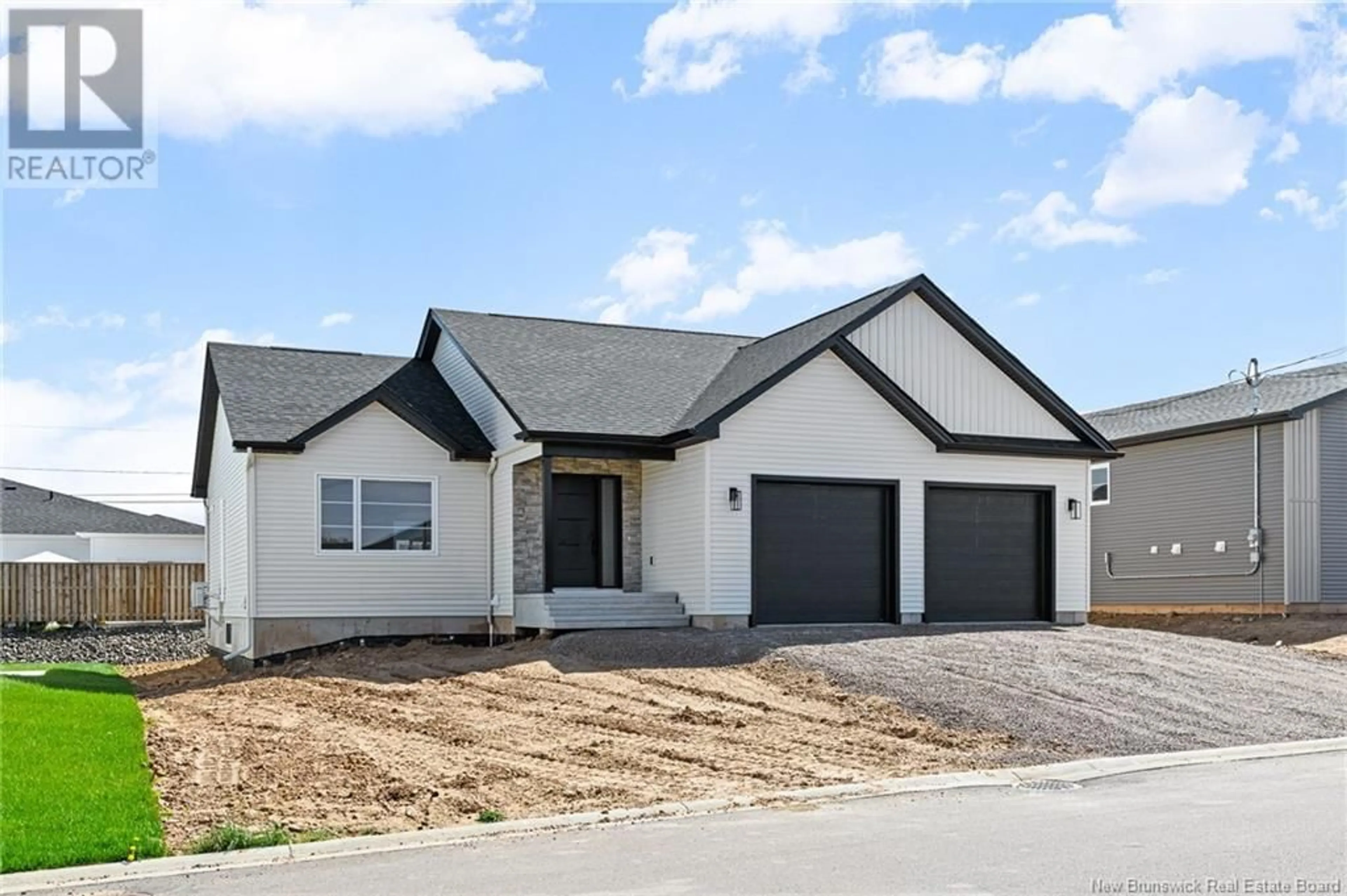 Home with vinyl exterior material, street for 18 MARC COURT, Shediac New Brunswick E4P0E9