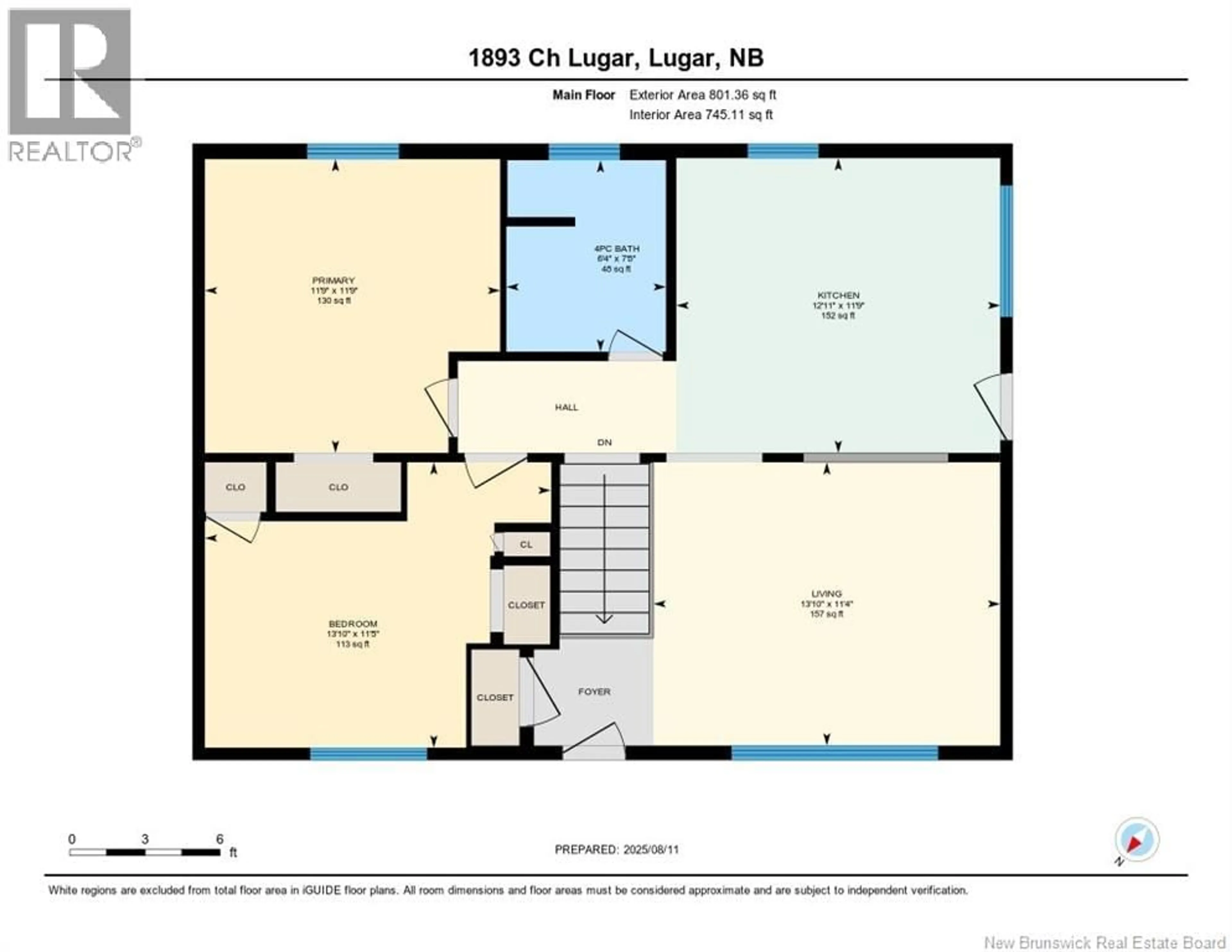 Floor plan for 1893 CH LUGAR, Lugar New Brunswick E8K3B6