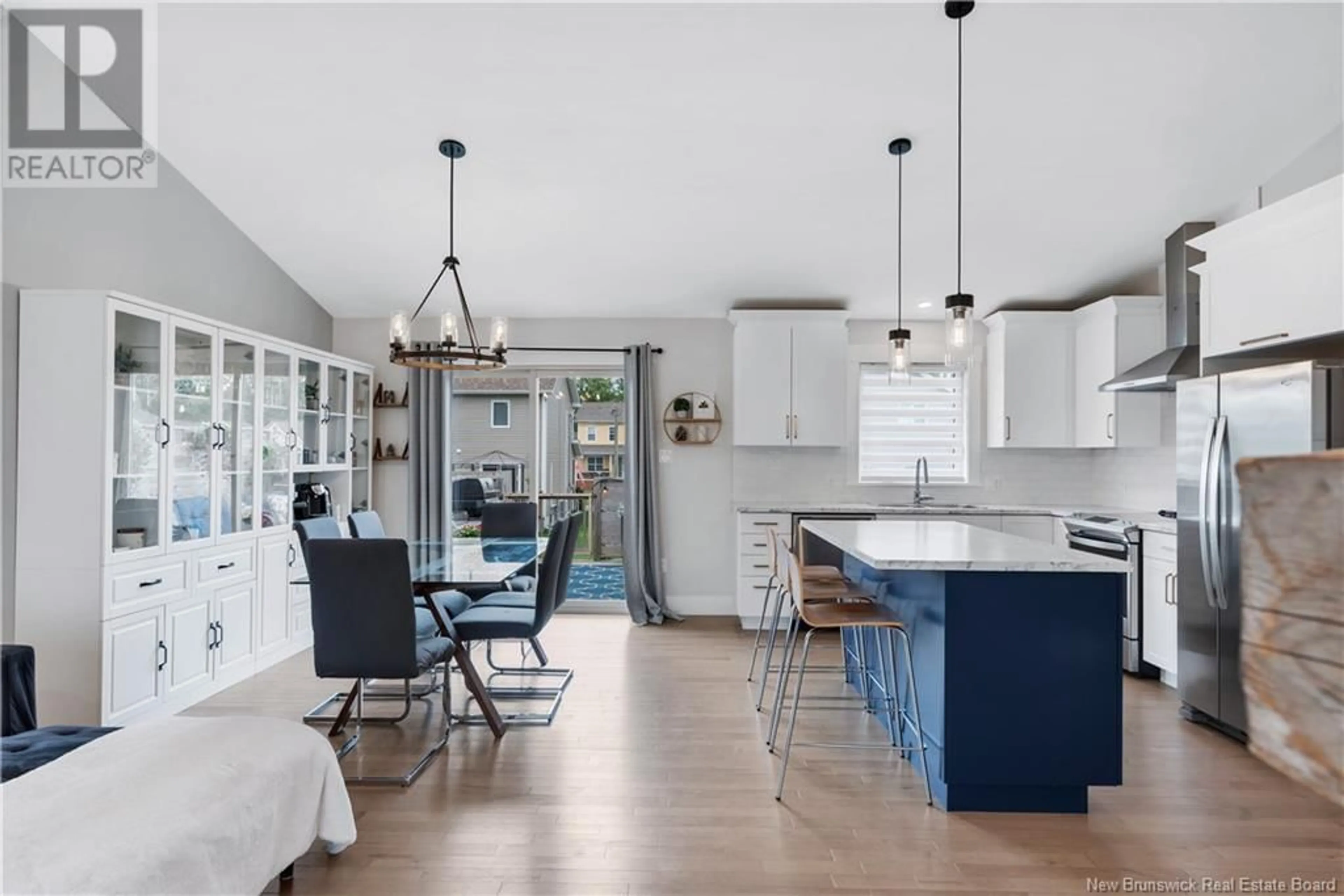 Open concept kitchen, ceramic/tile floor for 13 IRÈNE STREET, Shediac New Brunswick E4P0S4