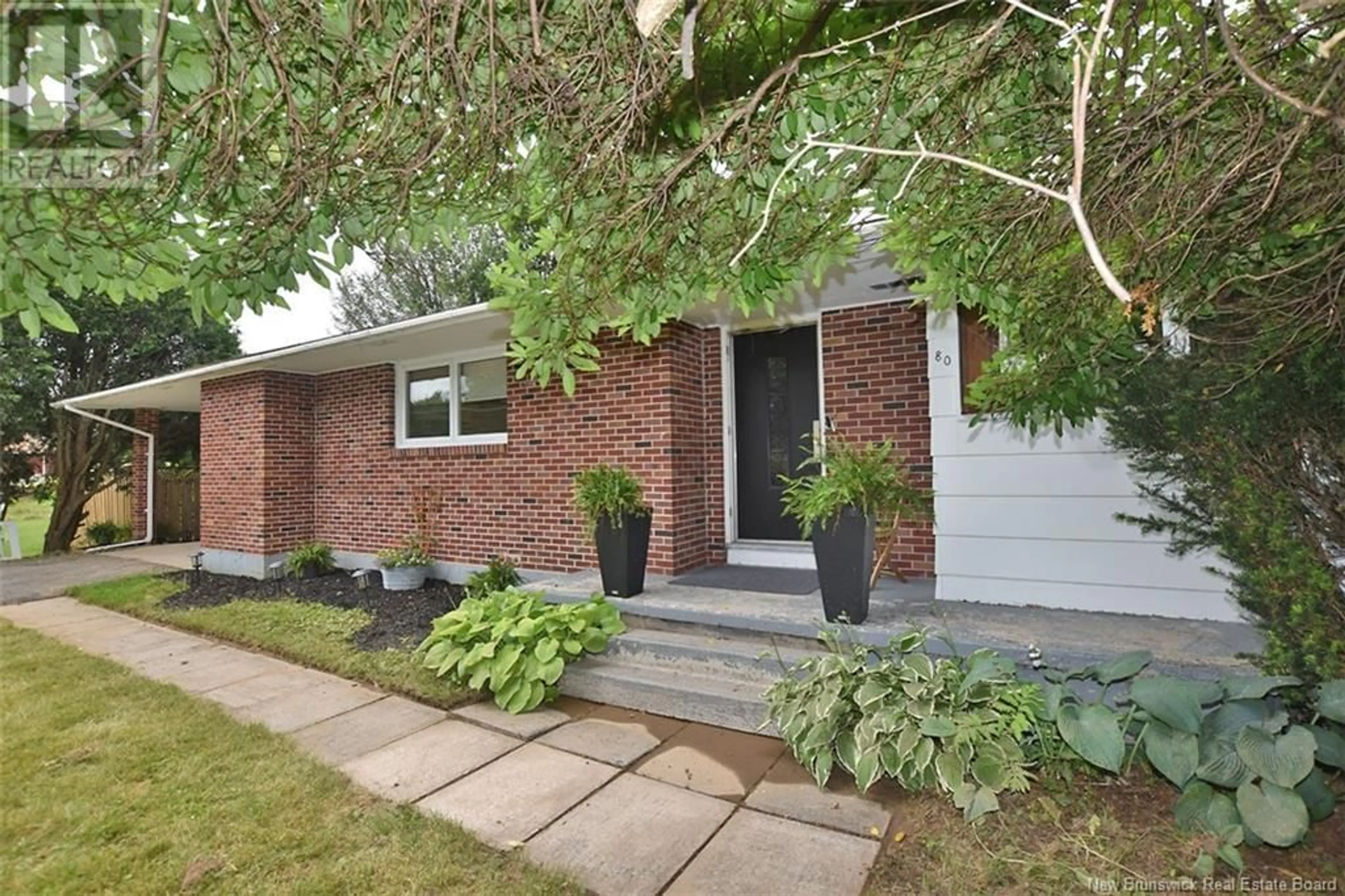 Home with brick exterior material, street for 80 BURPEE STREET, Fredericton New Brunswick E3A1L9