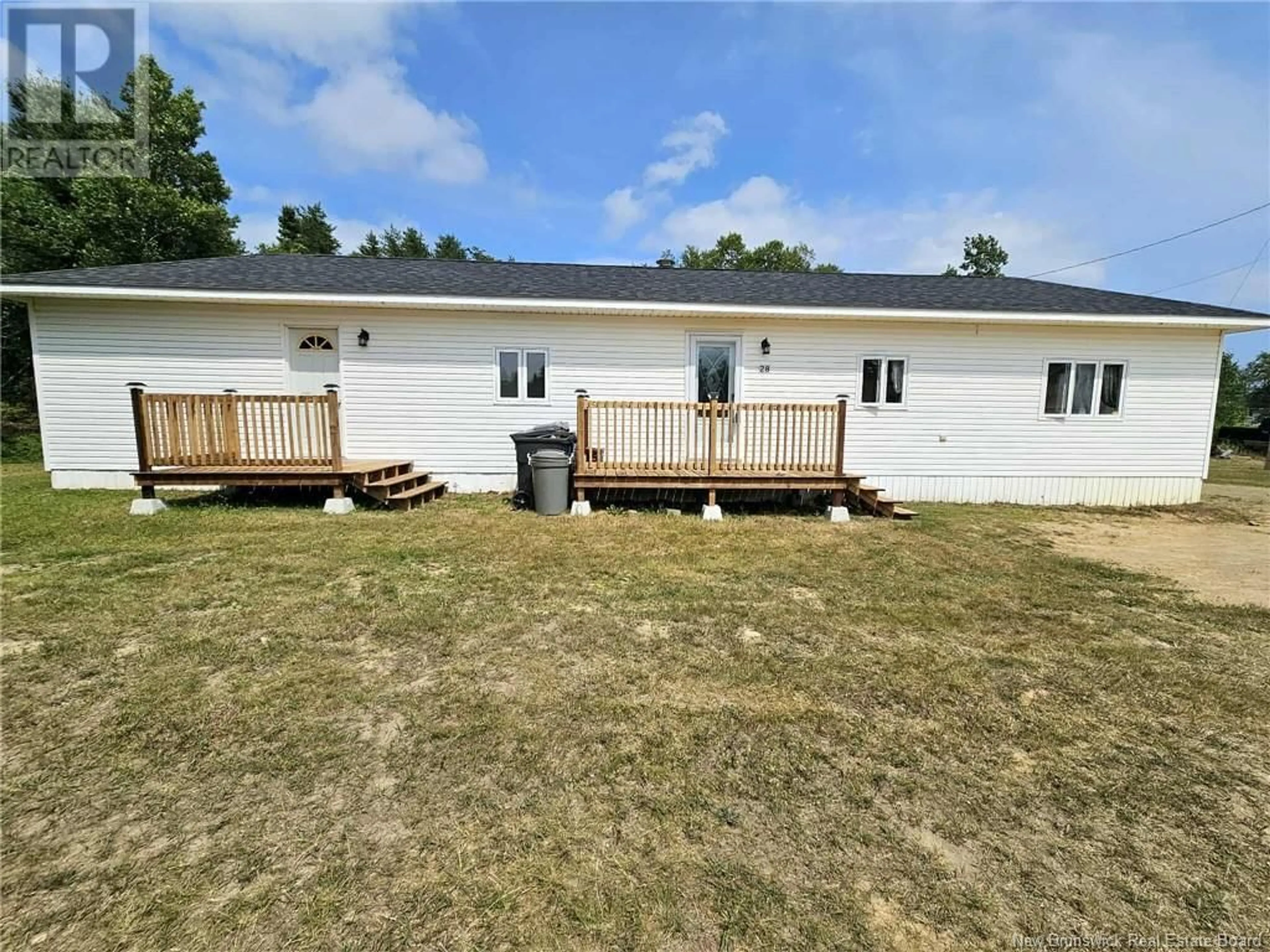 A pic from outside/outdoor area/front of a property/back of a property/a pic from drone, building for 28 EDMOND ROAD, Haut-Sheila New Brunswick E1X1W2