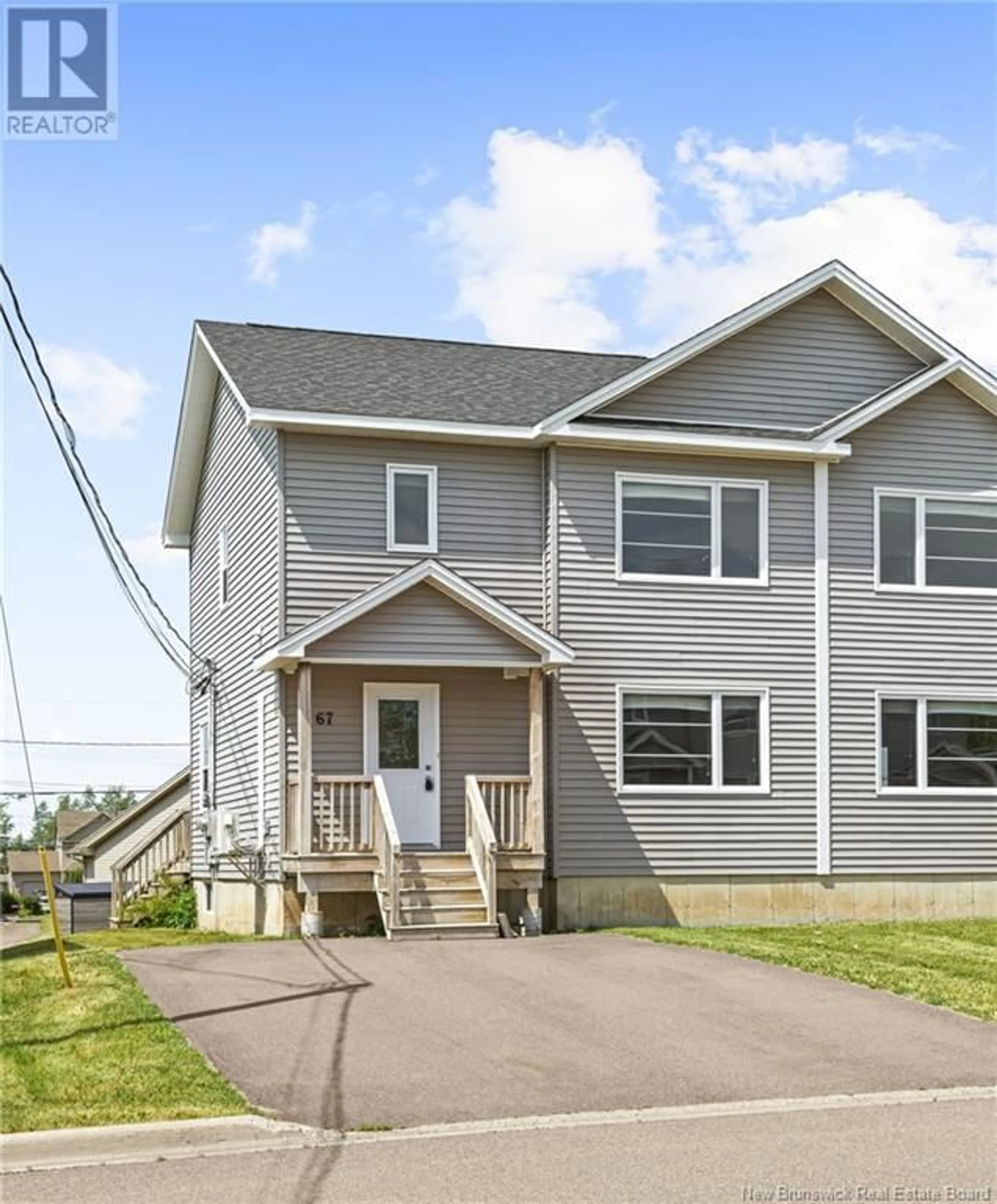 Home with vinyl exterior material, building for 67 LANCEFIELD CRESCENT, Moncton New Brunswick E1E0E7