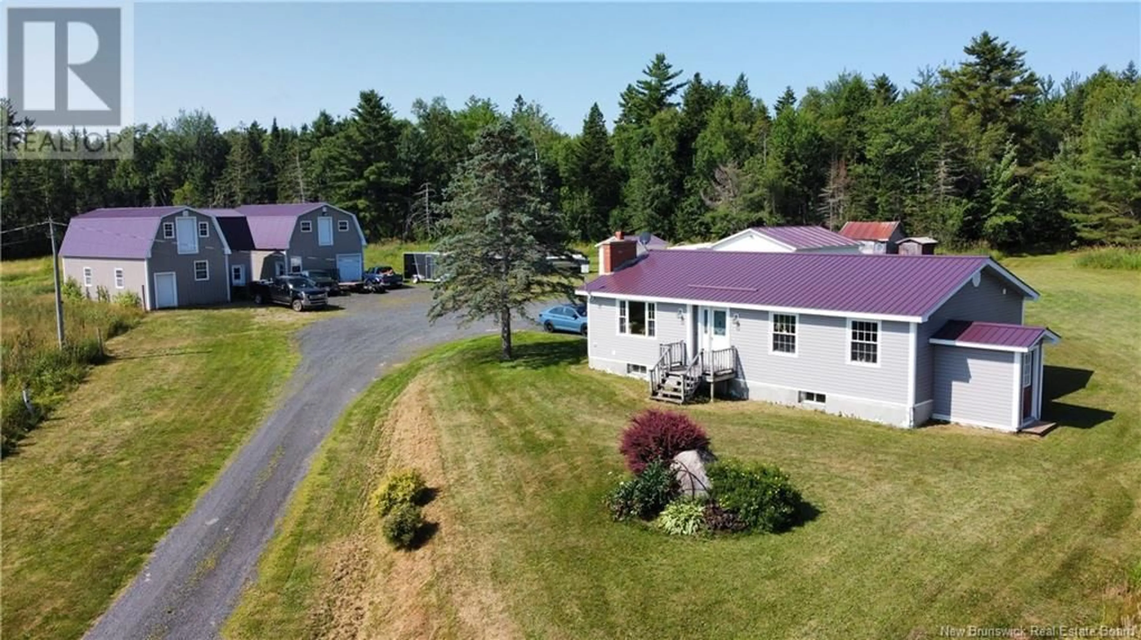 A pic from outside/outdoor area/front of a property/back of a property/a pic from drone, unknown for 12 NORWOOD ROAD, Gagetown New Brunswick E5M1J4