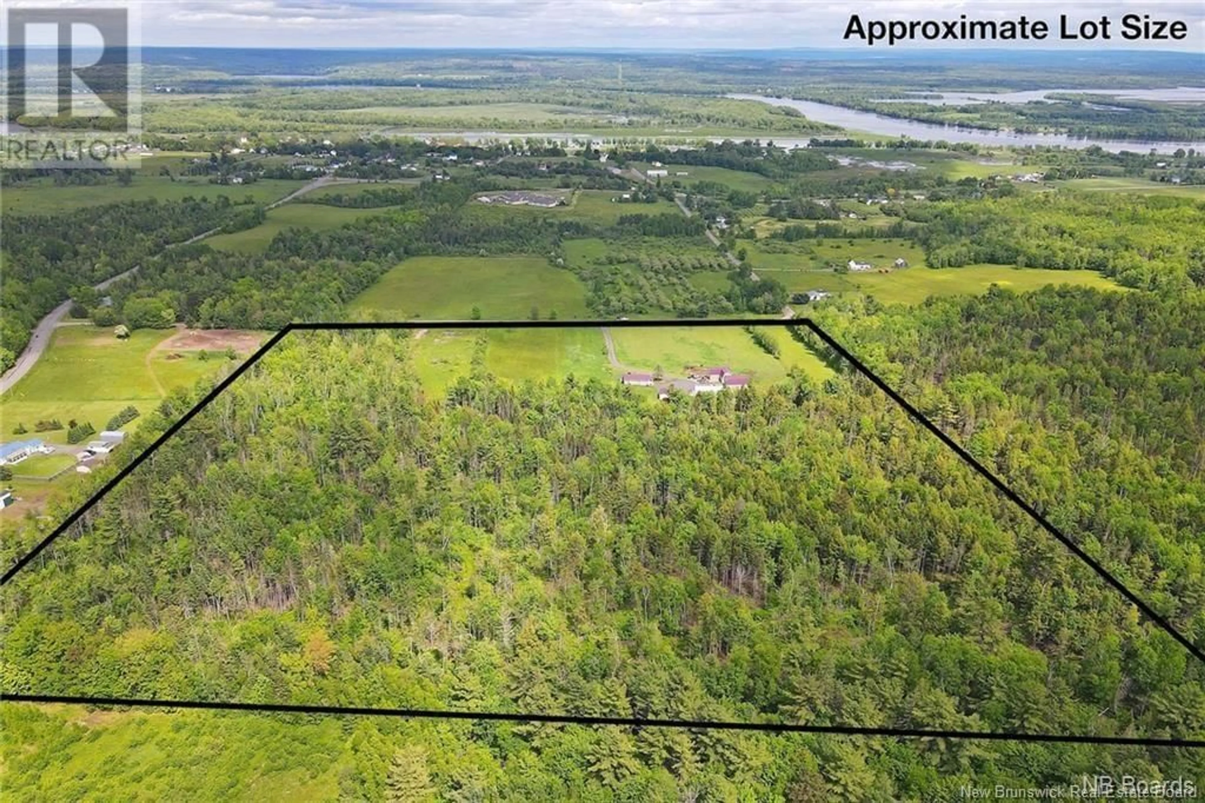 A pic from outside/outdoor area/front of a property/back of a property/a pic from drone, water/lake/river/ocean view for 12 NORWOOD ROAD, Gagetown New Brunswick E5M1J4