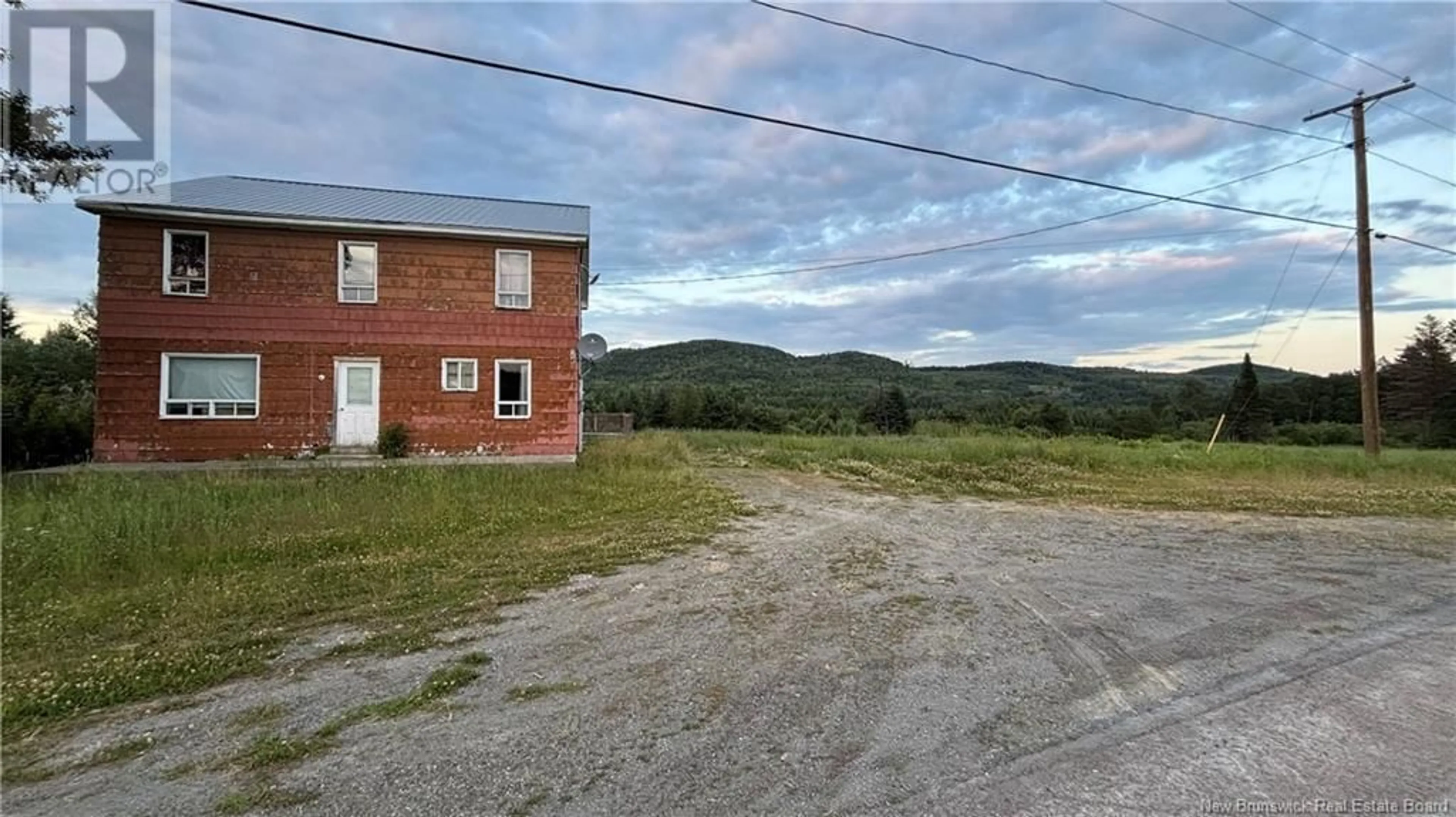 A pic from outside/outdoor area/front of a property/back of a property/a pic from drone, building for 589 JOSEPH MORNEAULT ROAD, Baker Brook New Brunswick E7A1W3