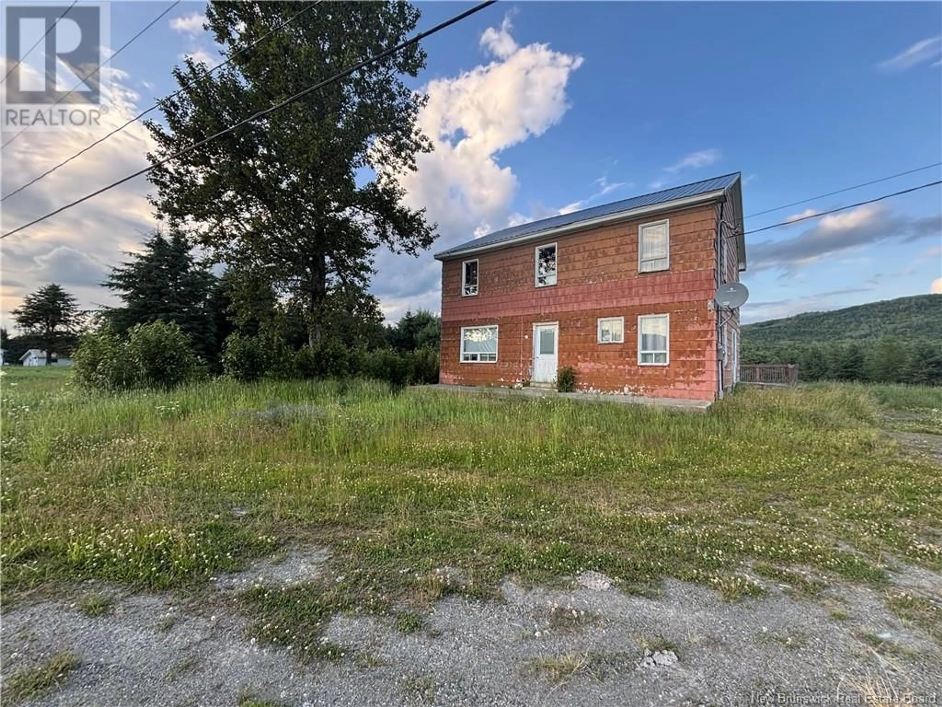 A pic from outside/outdoor area/front of a property/back of a property/a pic from drone, building for 589 JOSEPH MORNEAULT ROAD, Baker Brook New Brunswick E7A1W3