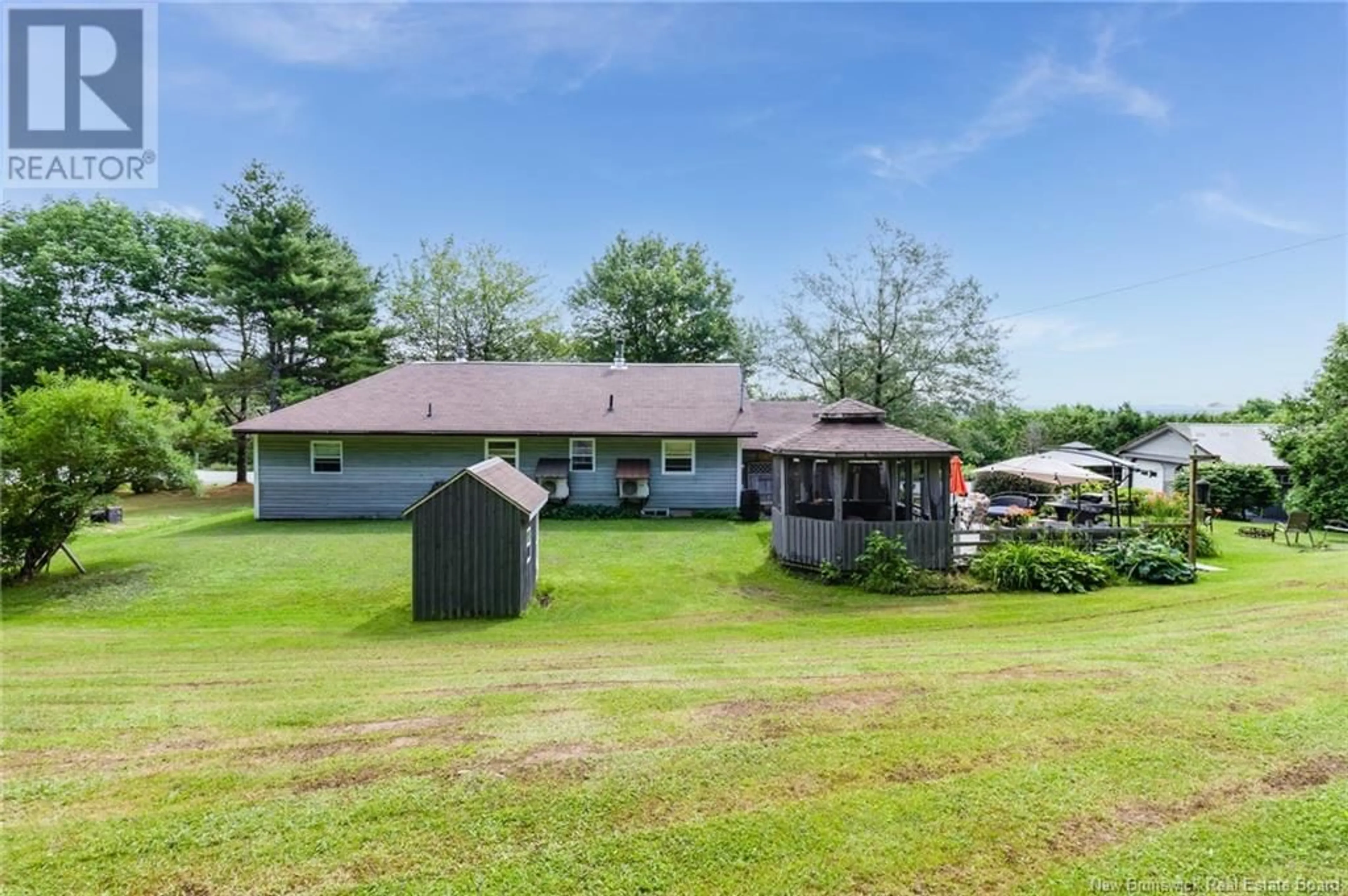 A pic from outside/outdoor area/front of a property/back of a property/a pic from drone, unknown for 398 TWEEDSIDE LANE, Harvey New Brunswick E6K2L1