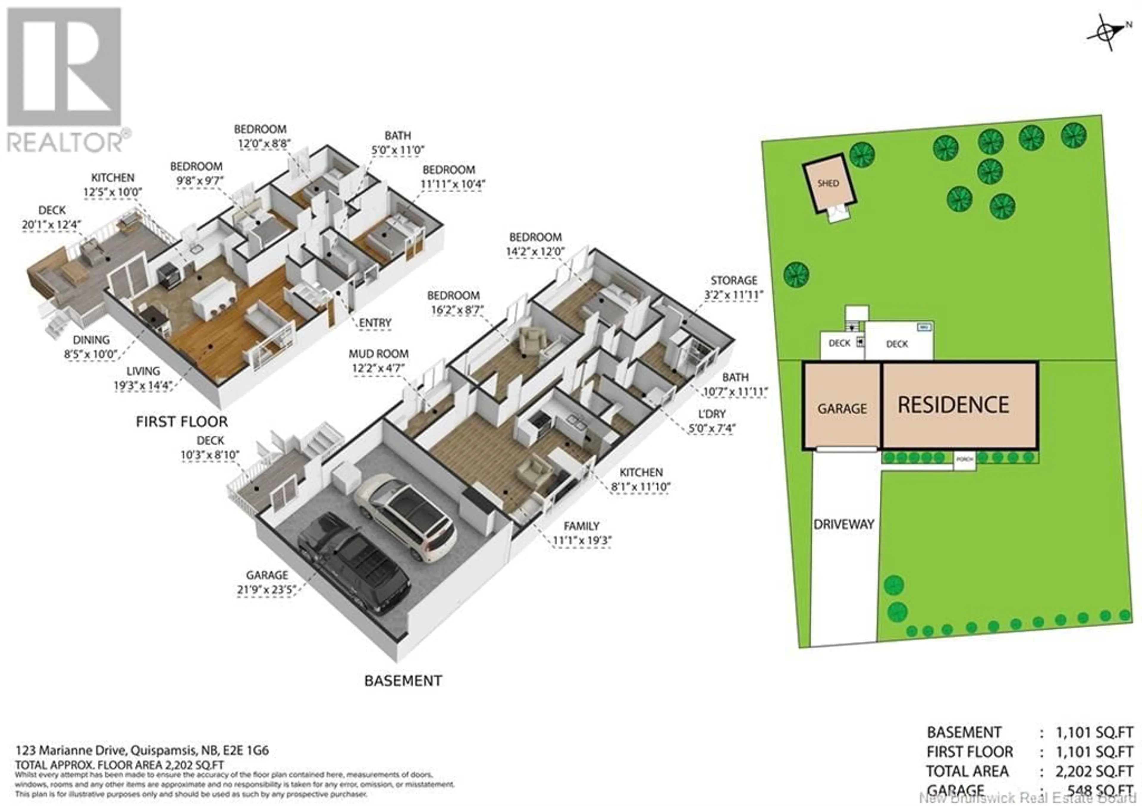 Floor plan for 123 MARIANNE DRIVE, Quispamsis New Brunswick E2E1G6