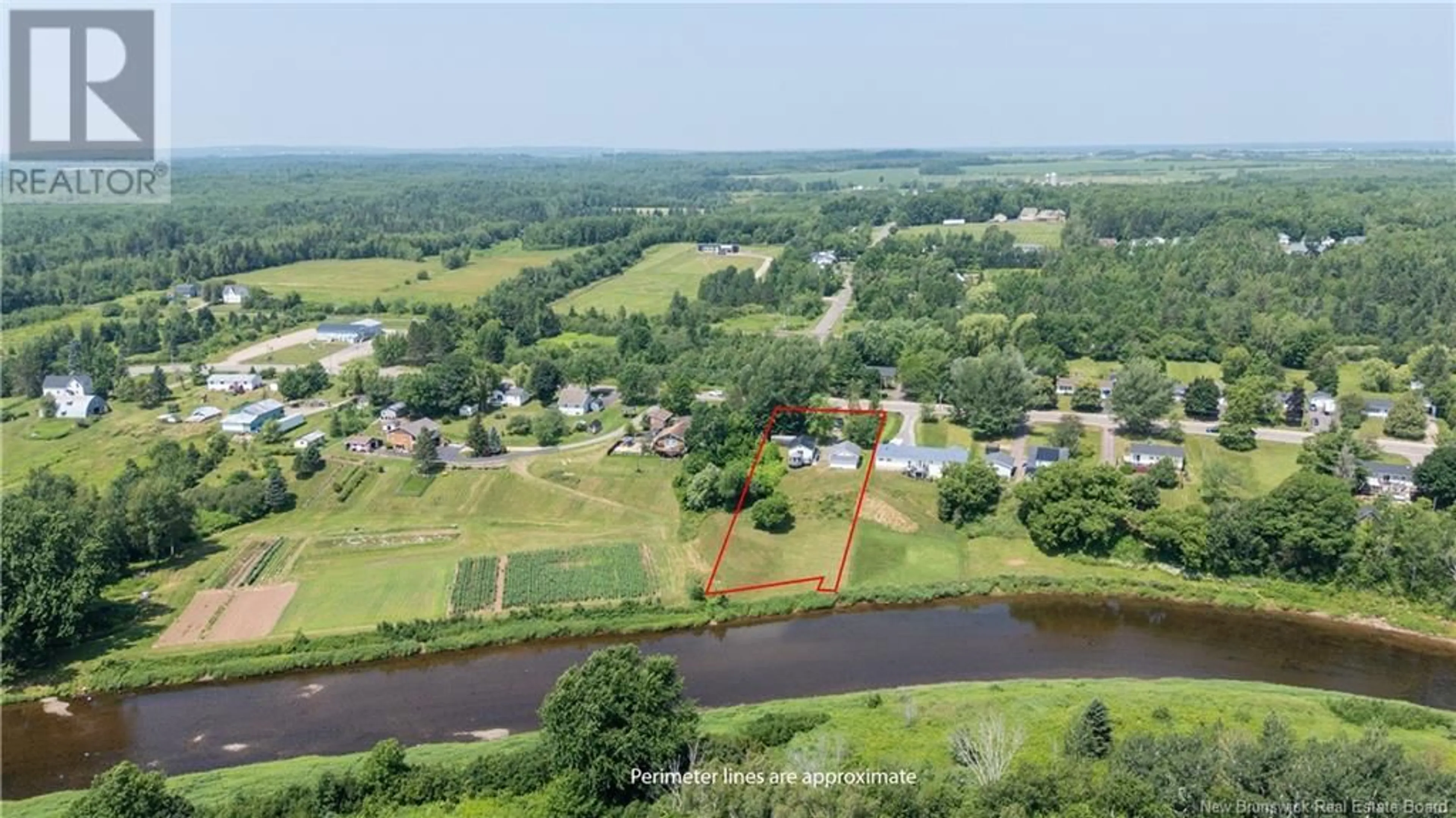 A pic from outside/outdoor area/front of a property/back of a property/a pic from drone, water/lake/river/ocean view for 3290 MAIN STREET, Salisbury New Brunswick E4J2M3