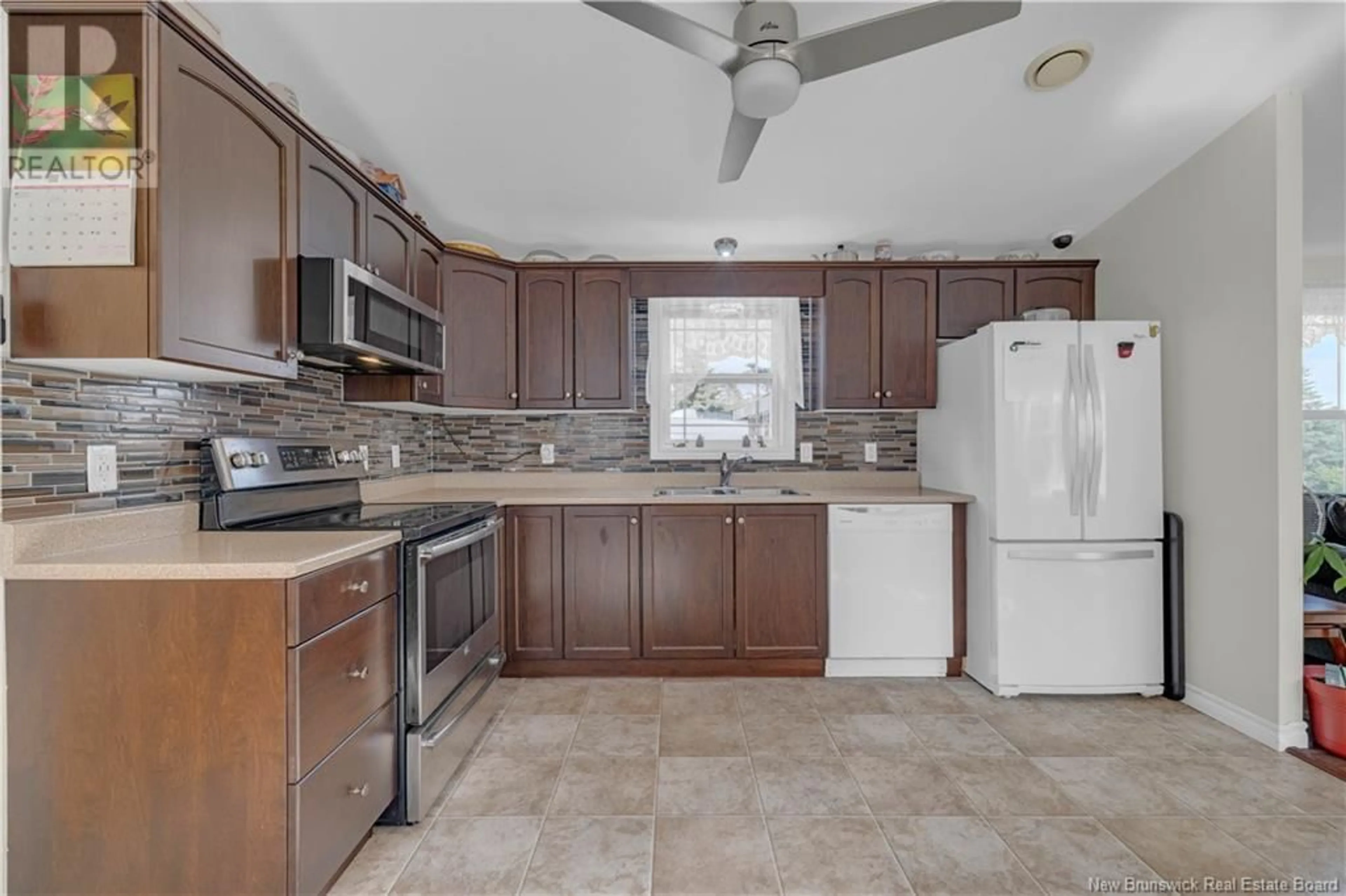Standard kitchen, ceramic/tile floor for 126 SHANKLIN ROAD, Bains Corner New Brunswick E5R1S2