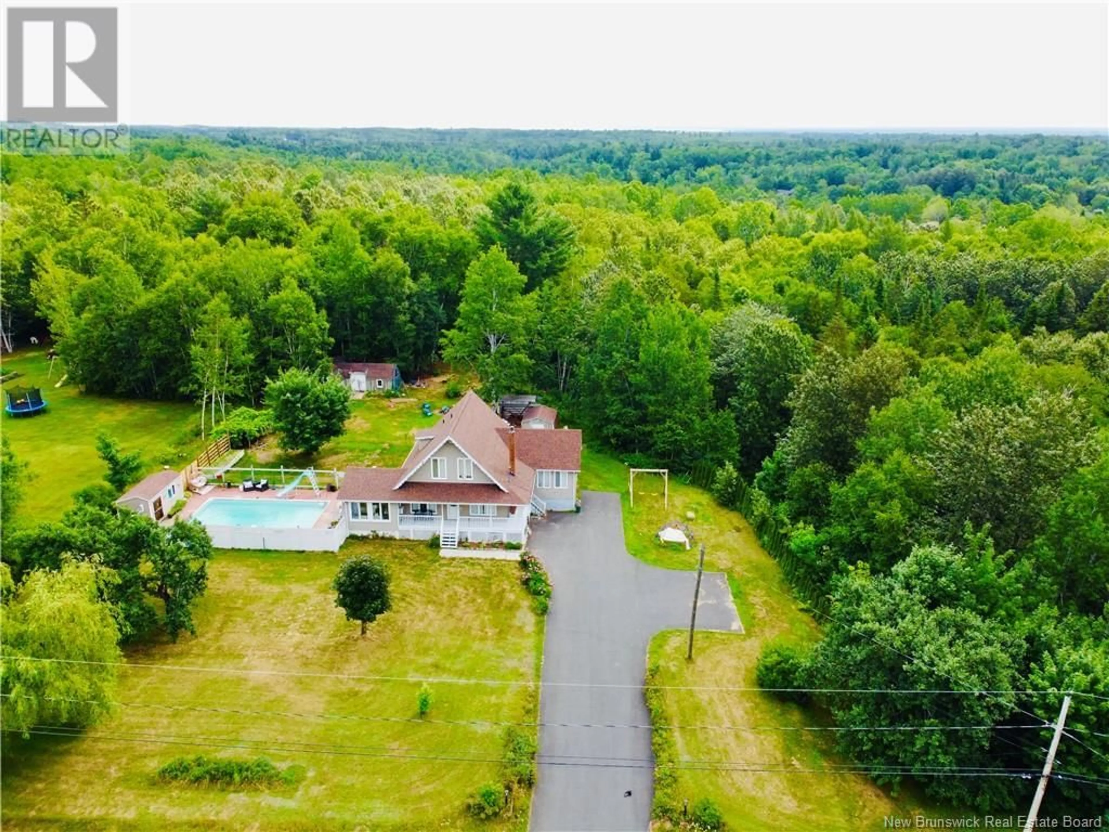 A pic from outside/outdoor area/front of a property/back of a property/a pic from drone, unknown for 29 JASON, North Tetagouche New Brunswick E2A4Y8
