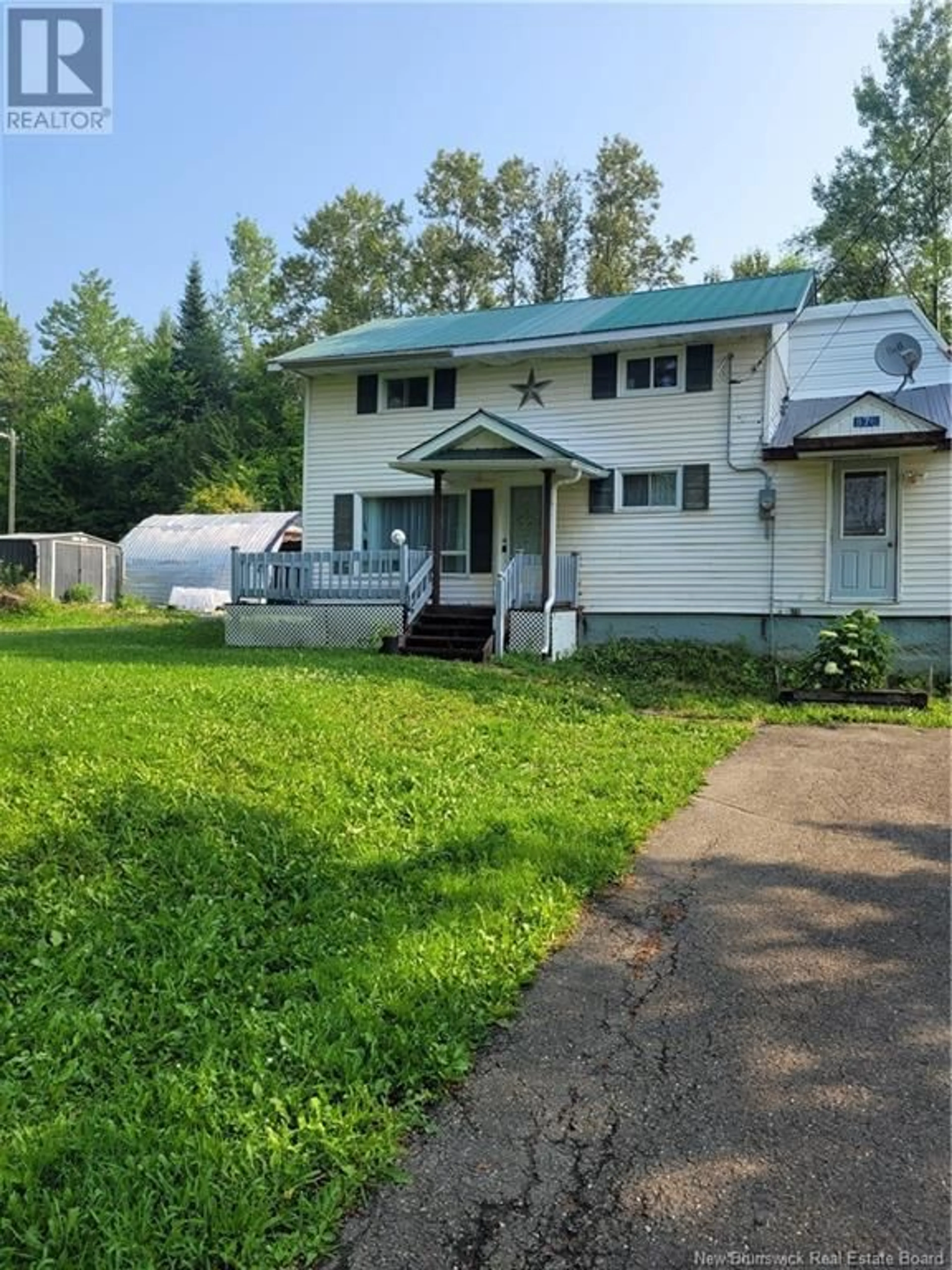 A pic from outside/outdoor area/front of a property/back of a property/a pic from drone, street for 876 CENTRAL STREET, Centreville New Brunswick E7K2E7
