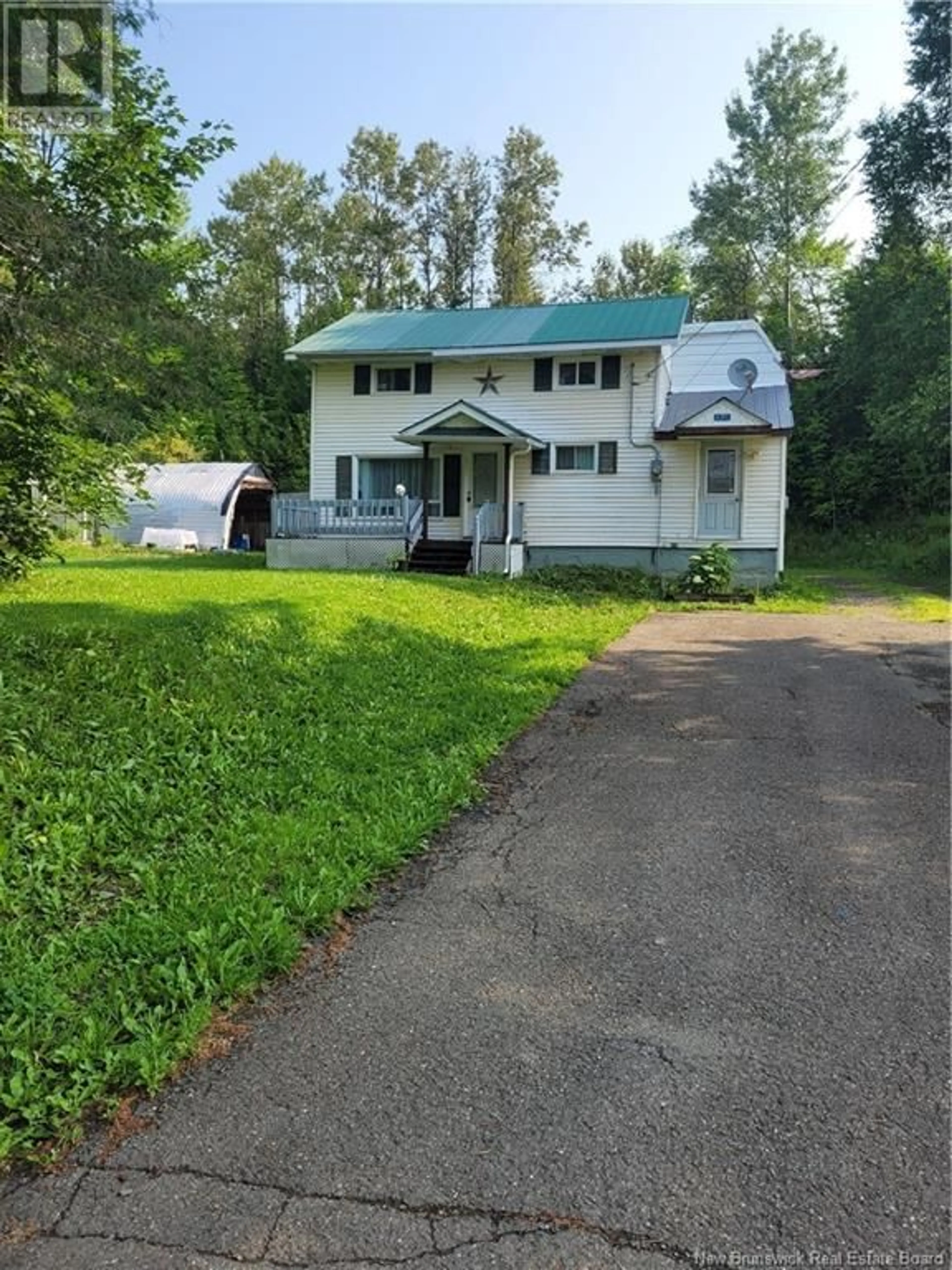 A pic from outside/outdoor area/front of a property/back of a property/a pic from drone, street for 876 CENTRAL STREET, Centreville New Brunswick E7K2E7