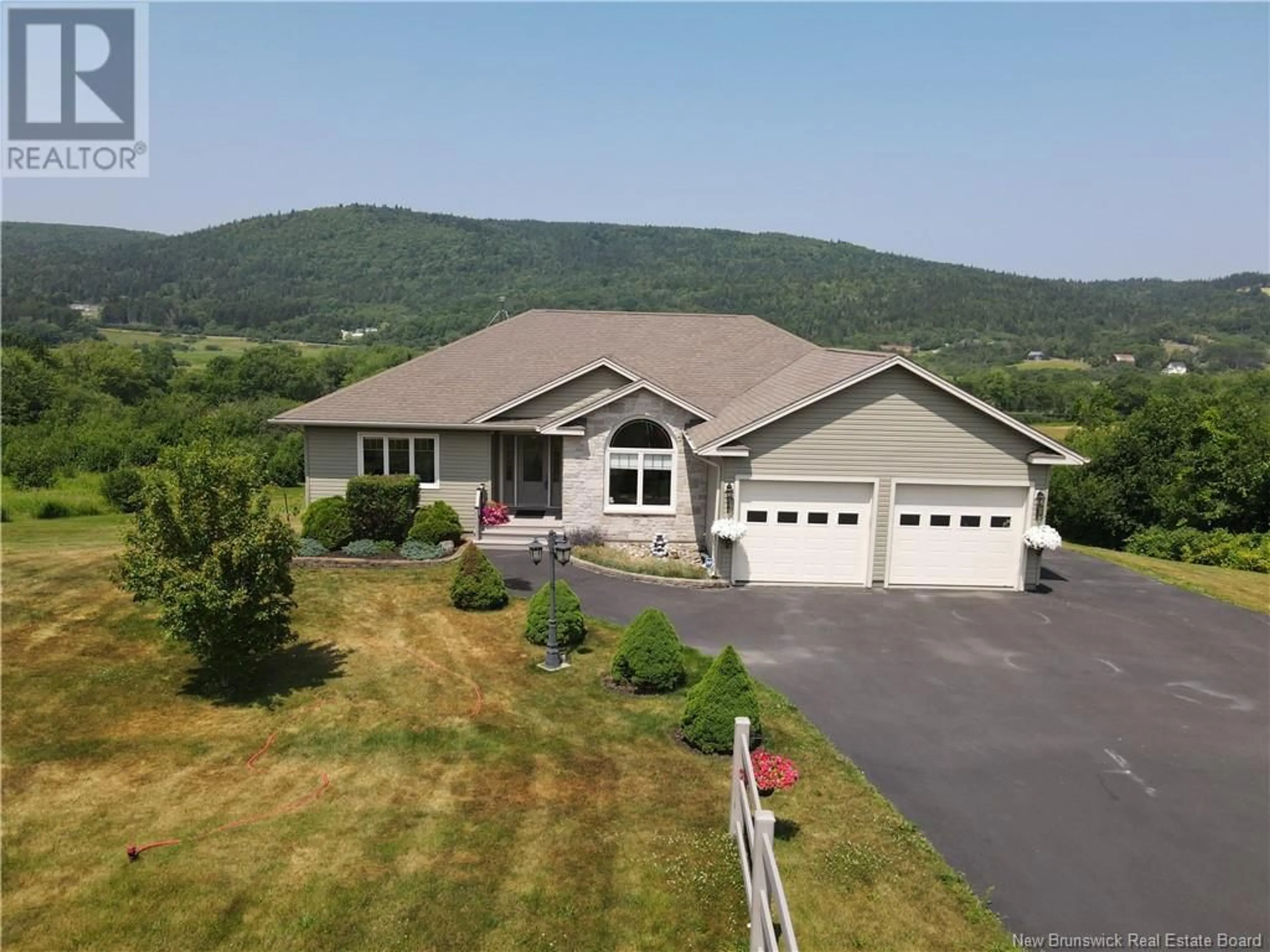 A pic from outside/outdoor area/front of a property/back of a property/a pic from drone, mountain view for 851 CENTENNIAL ROAD, Passekeag New Brunswick E5N7M5