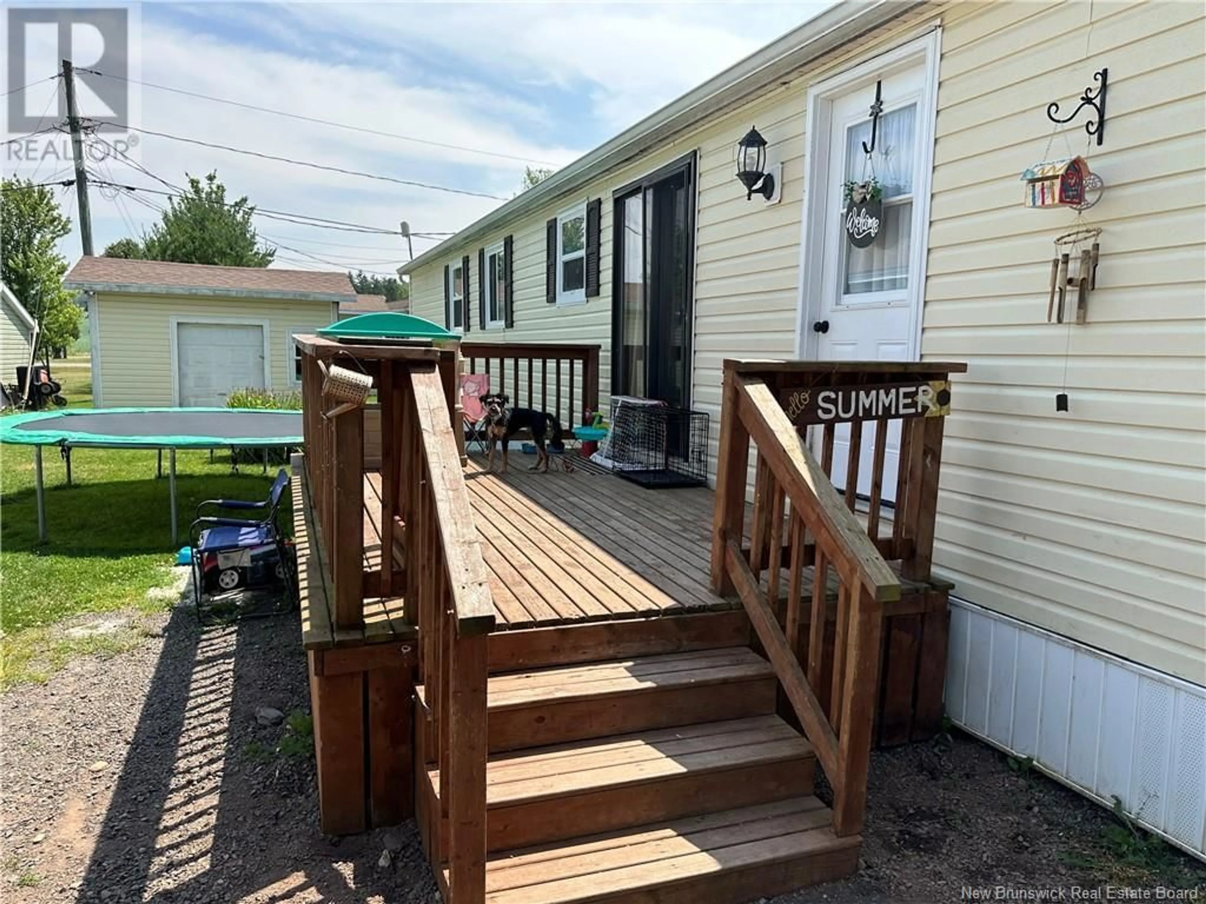 Home with vinyl exterior material, street for 5 ORCHARD CRESCENT, Picadilly New Brunswick E4E3X5