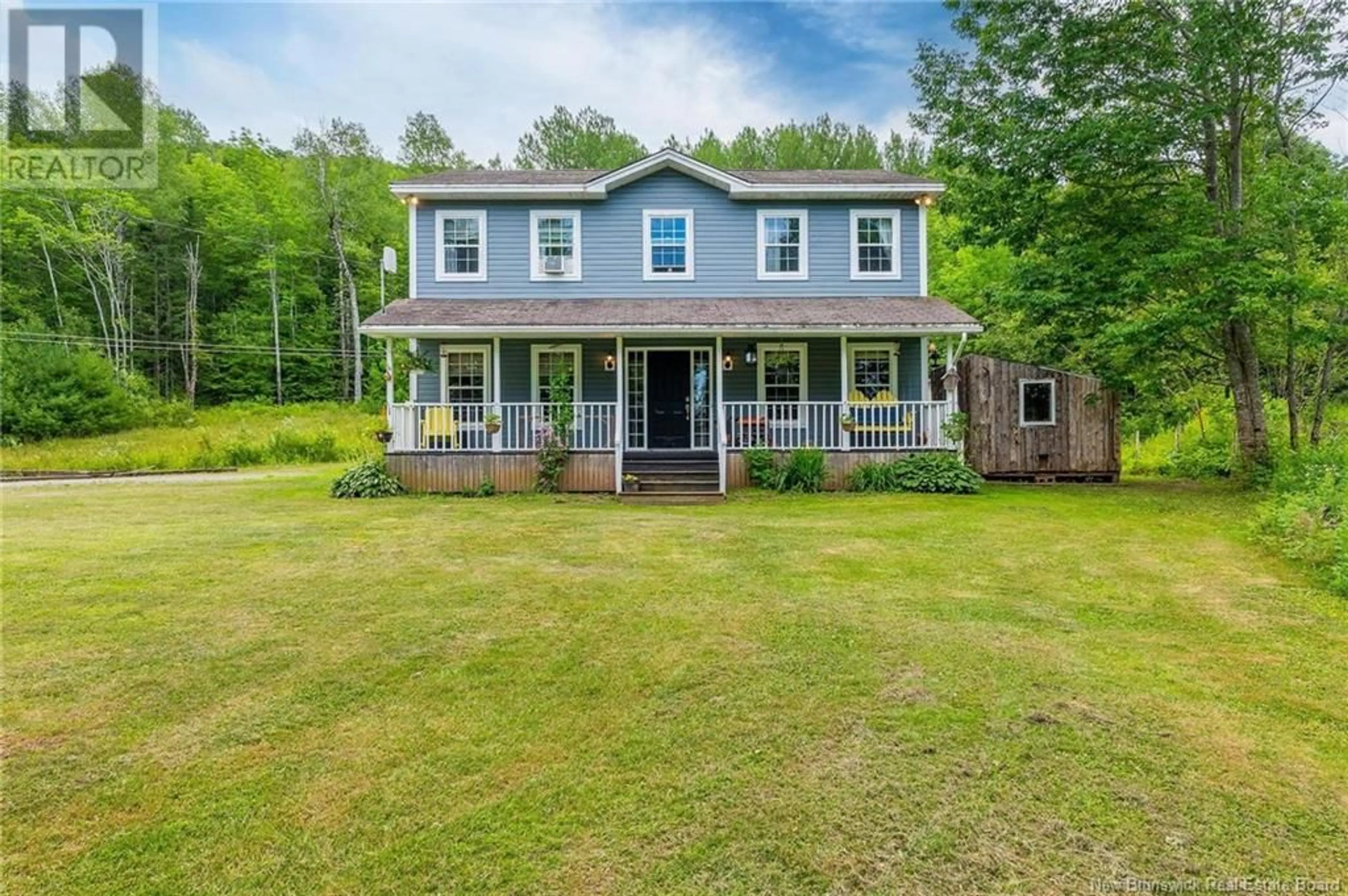 A pic from outside/outdoor area/front of a property/back of a property/a pic from drone, unknown for 1744 ROUTE 850, Kiersteadville New Brunswick E5T3K8