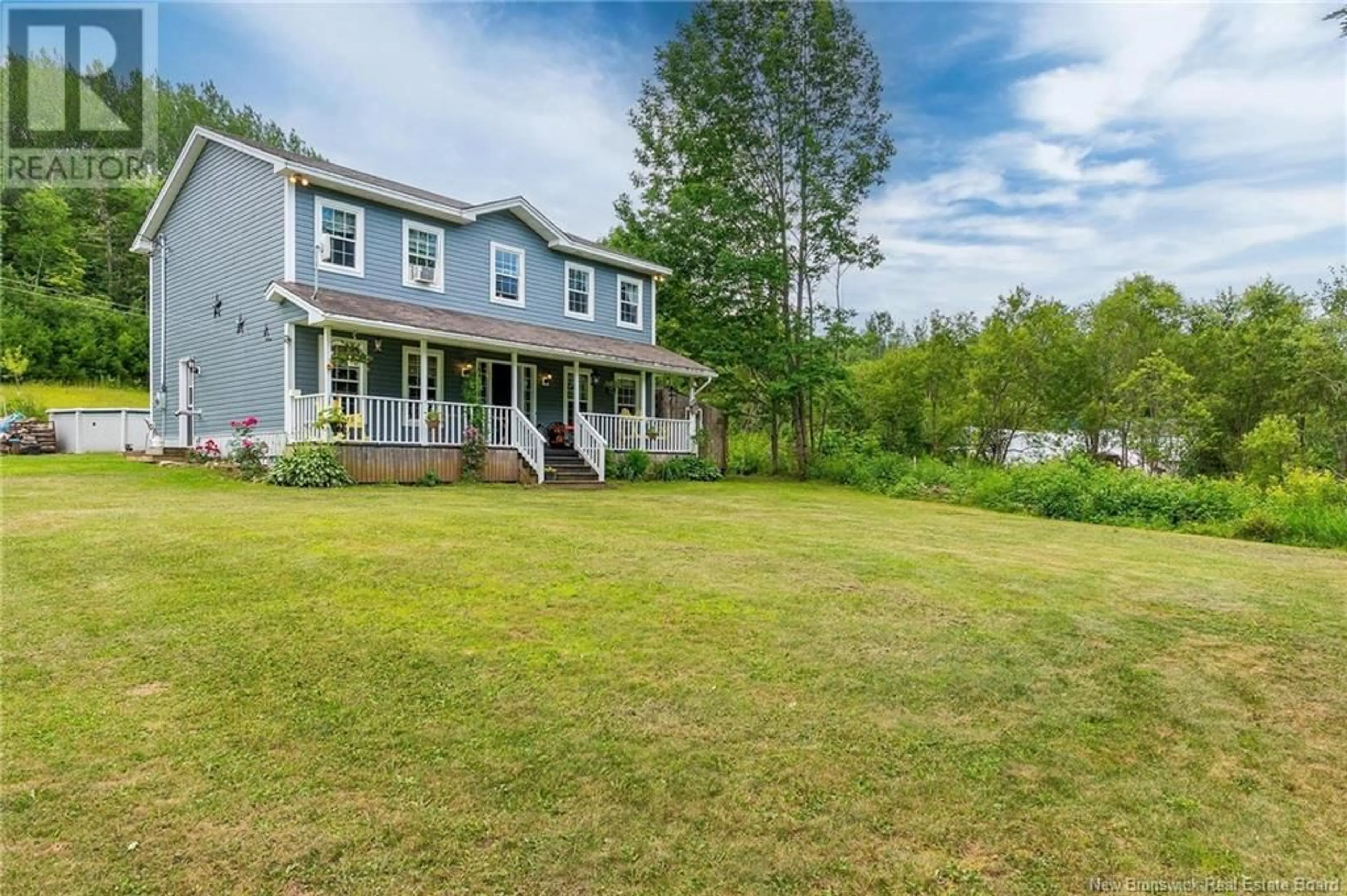 A pic from outside/outdoor area/front of a property/back of a property/a pic from drone, water/lake/river/ocean view for 1744 ROUTE 850, Kiersteadville New Brunswick E5T3K8