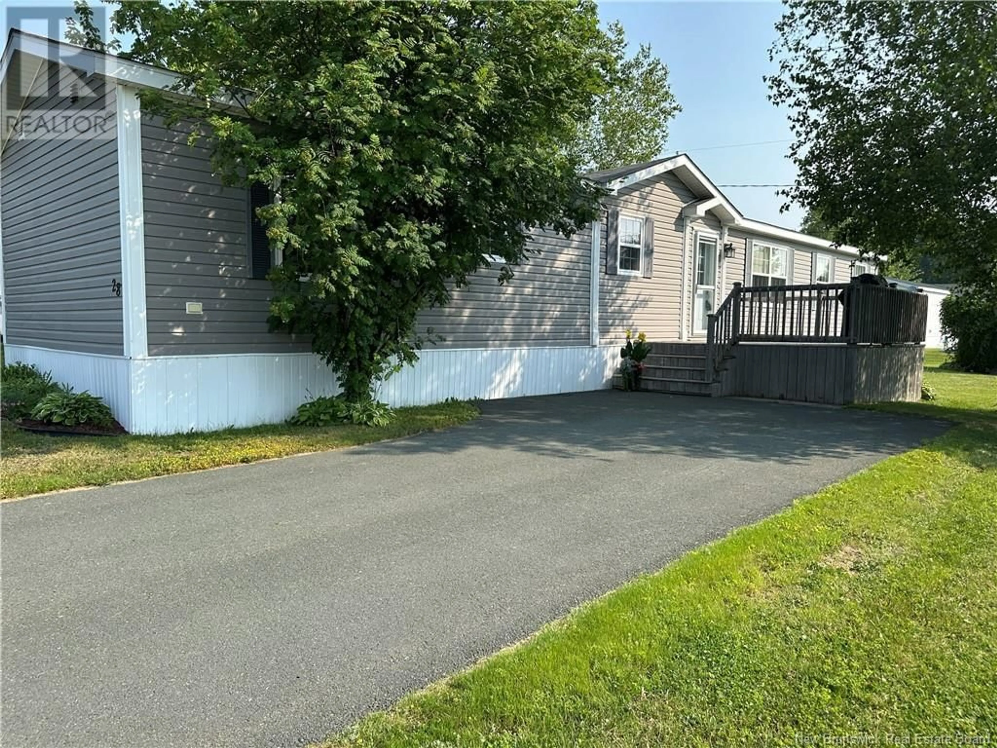 A pic from outside/outdoor area/front of a property/back of a property/a pic from drone, street for 28 RENA STREET, Miramichi New Brunswick E1V0B8