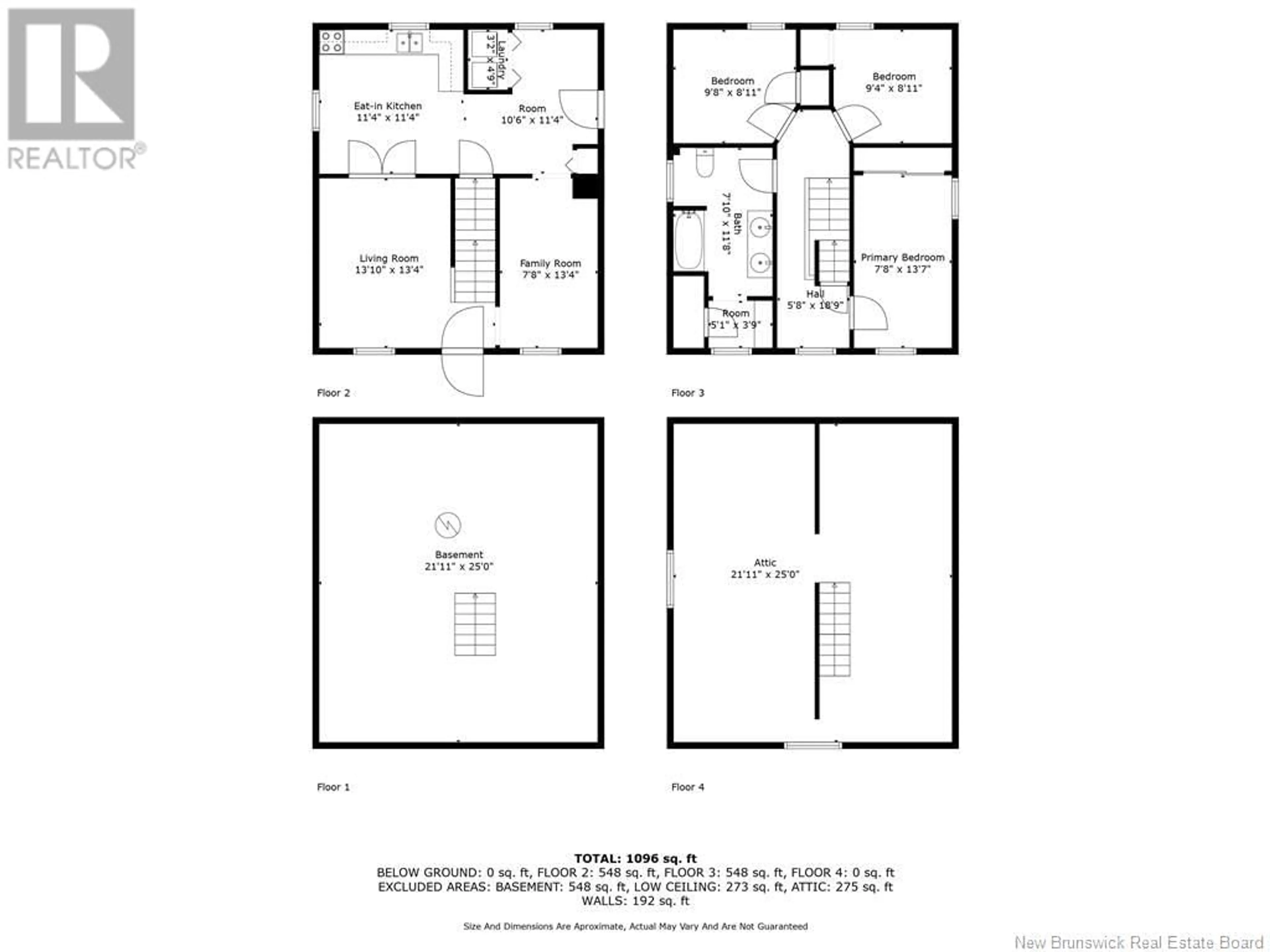 Floor plan for 23 BISHOP, Moncton New Brunswick E1E1K4