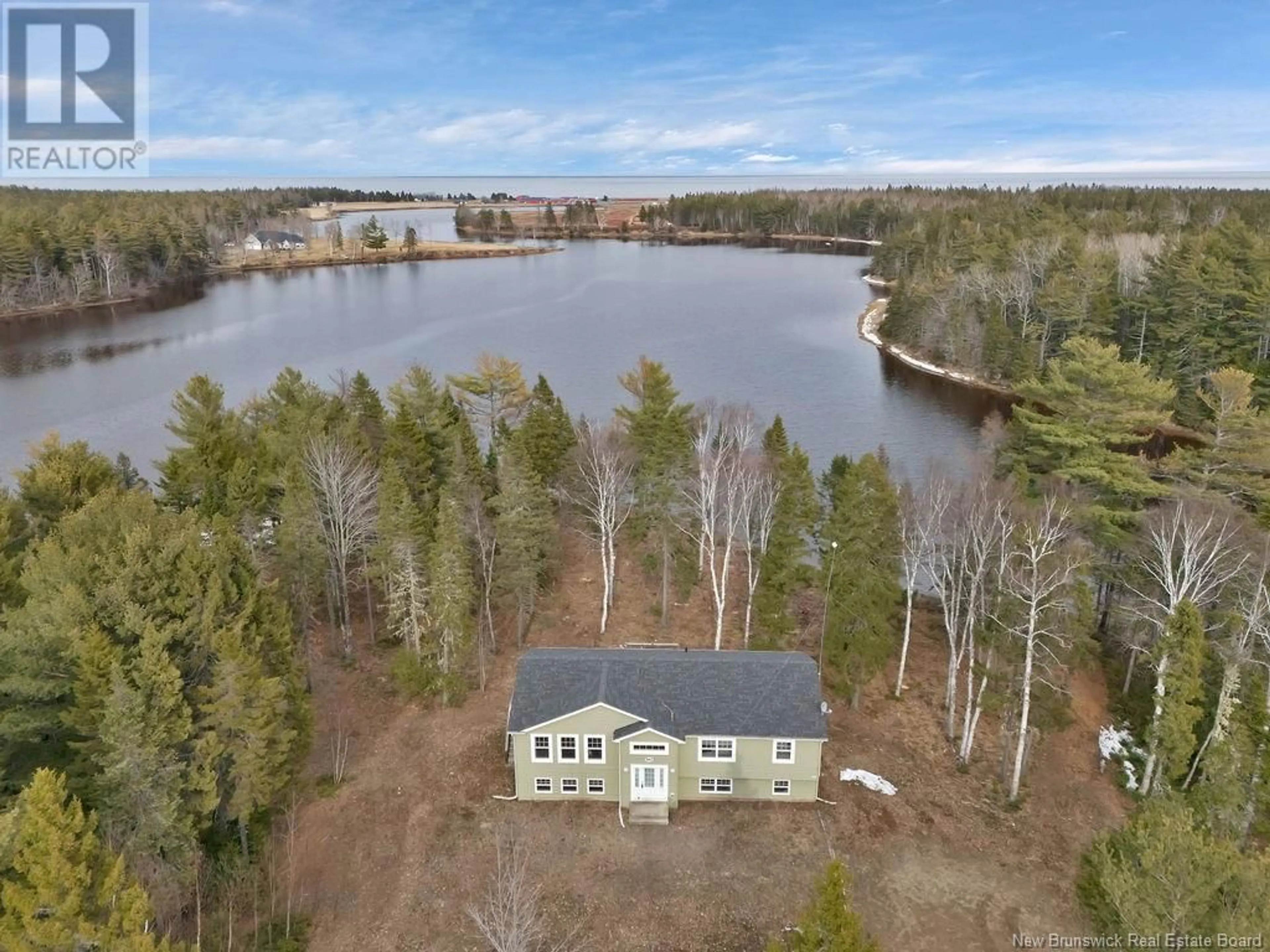 A pic from outside/outdoor area/front of a property/back of a property/a pic from drone, water/lake/river/ocean view for 902 ROUTE 505, Sainte-Anne-De-Kent New Brunswick E4S1K1