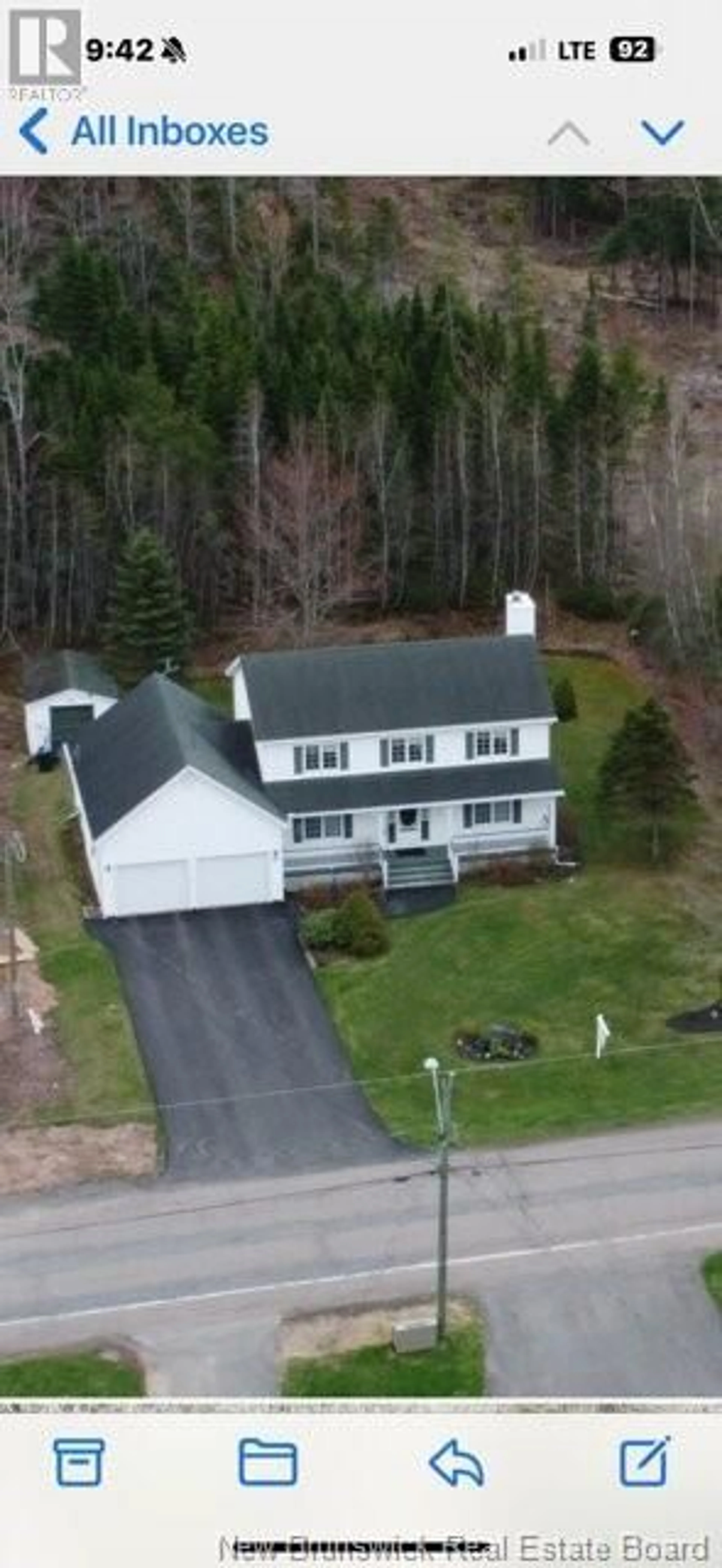 A pic from outside/outdoor area/front of a property/back of a property/a pic from drone, street for 48 RENFREW STREET, Petitcodiac New Brunswick E4Z4S7