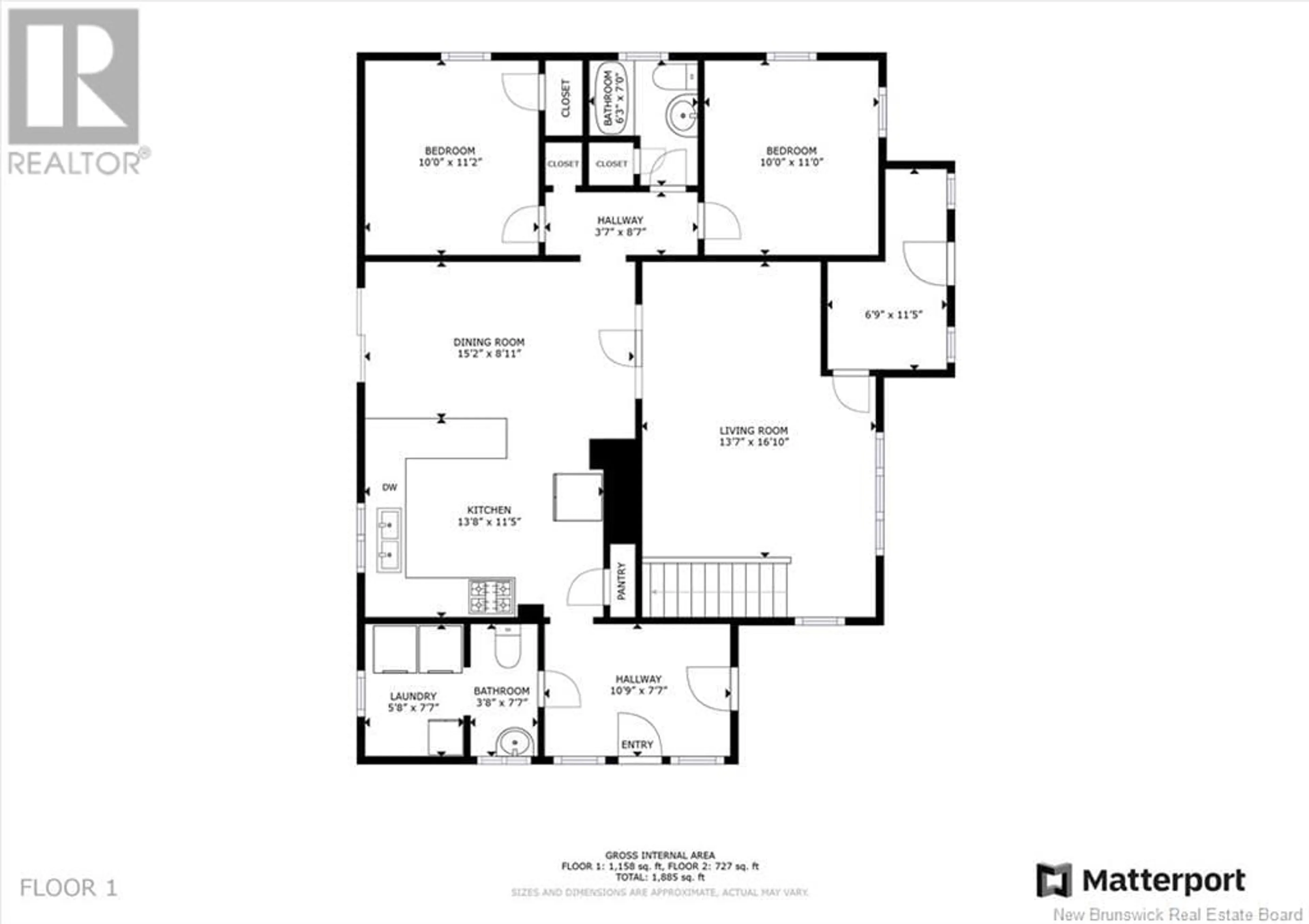 Floor plan for 19 STEPHENS DRIVE, Sackville New Brunswick E4L1J5