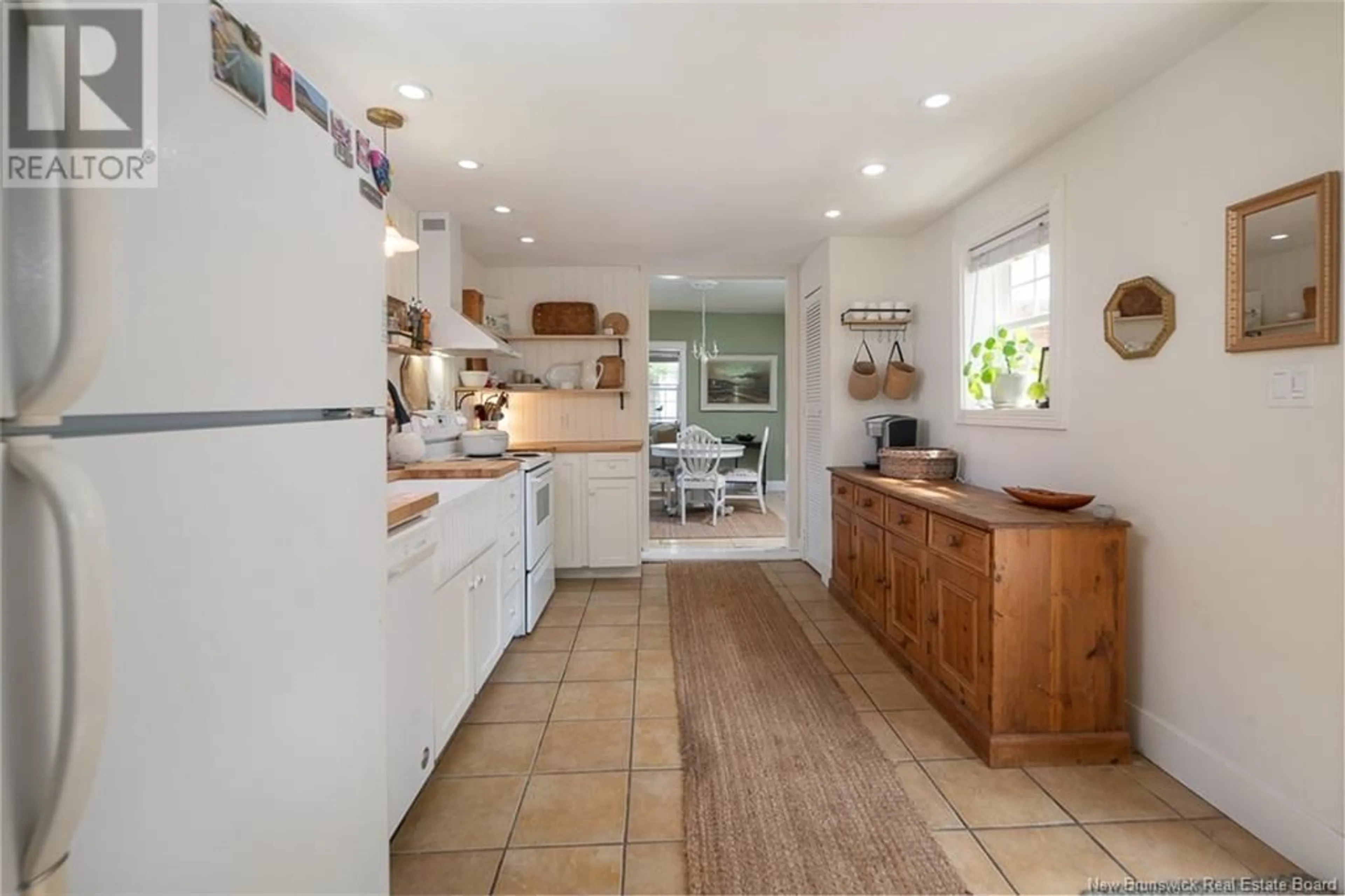 Open concept kitchen, ceramic/tile floor for 212 GEORGE STREET, Fredericton New Brunswick E3B1J5