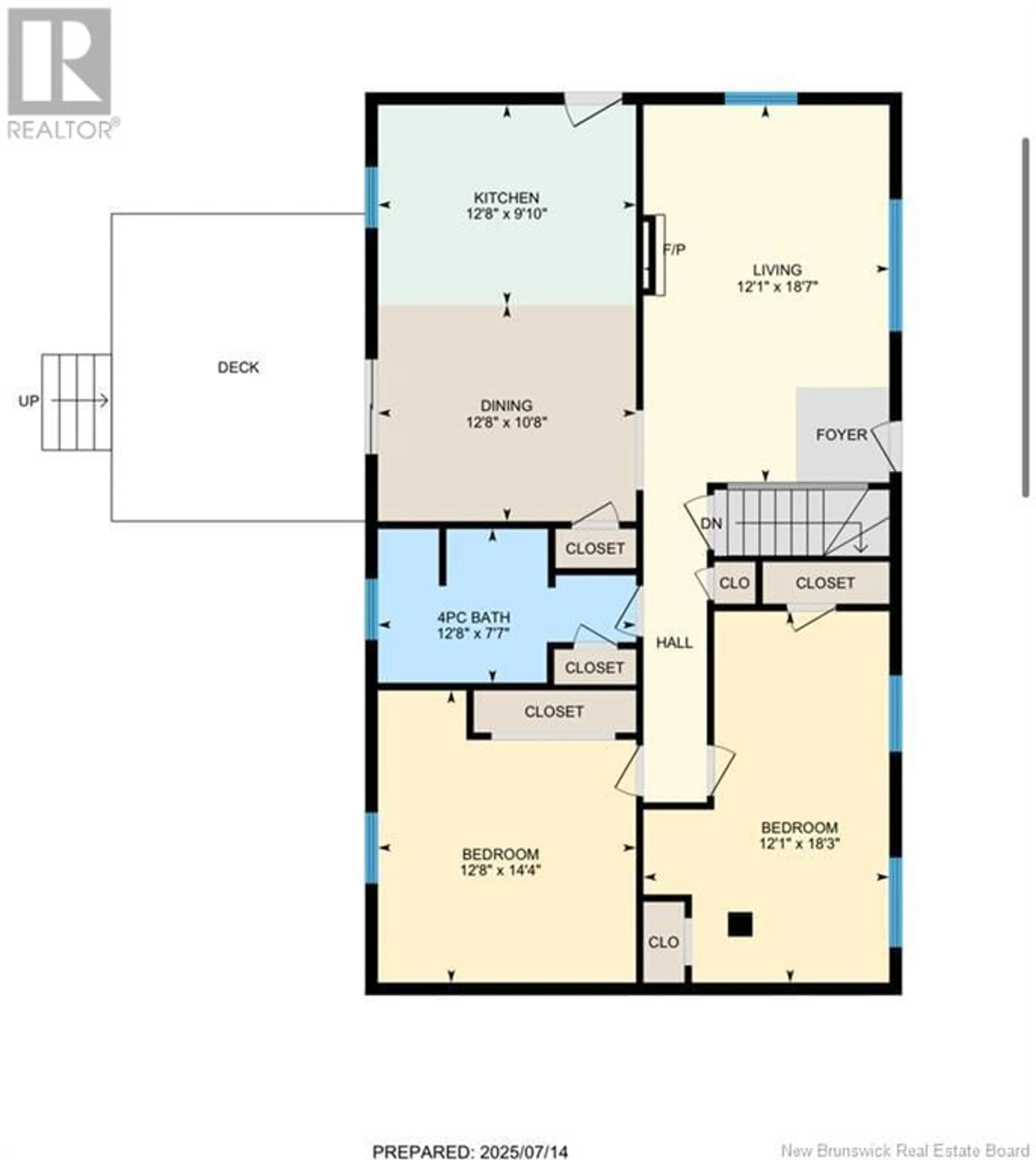 Floor plan for 165 MIDDLESEX ROAD, Colpitts Settlement New Brunswick E4J1G7