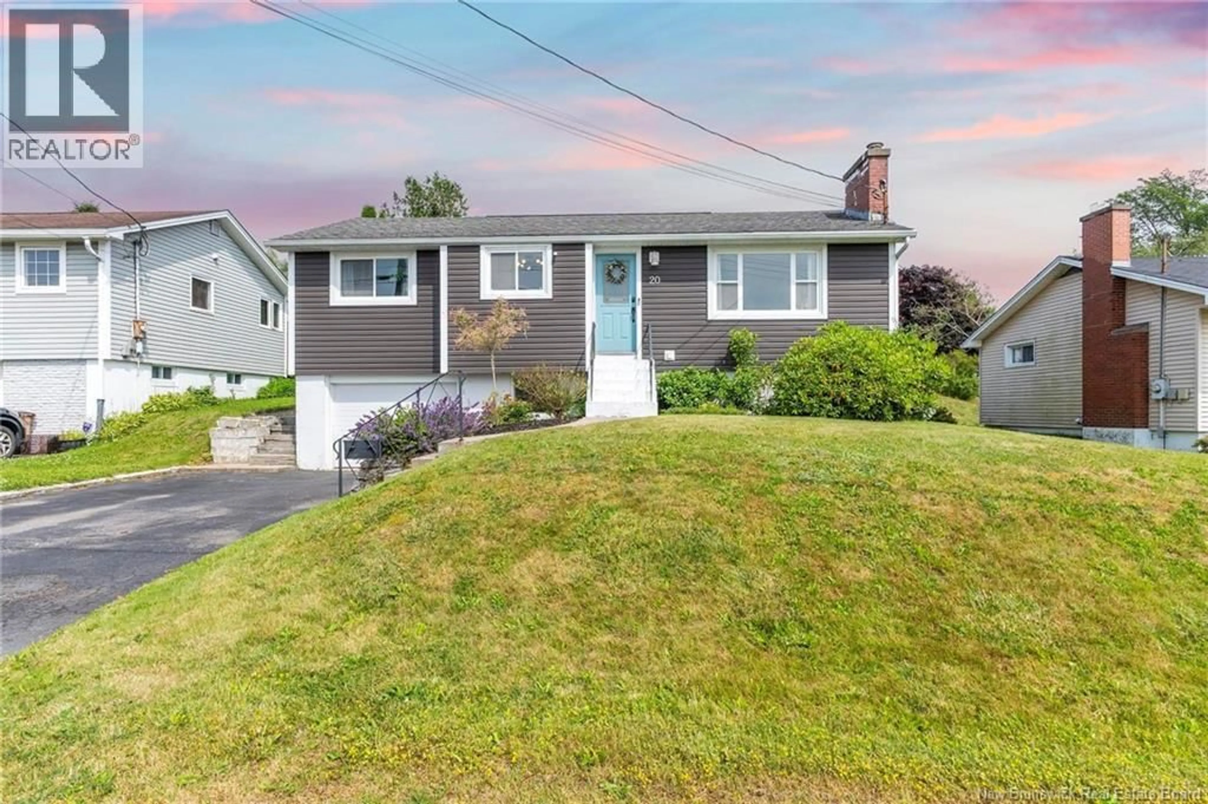 Home with vinyl exterior material, street for 20 BARBARA CRESCENT, Saint John New Brunswick E2J2K7