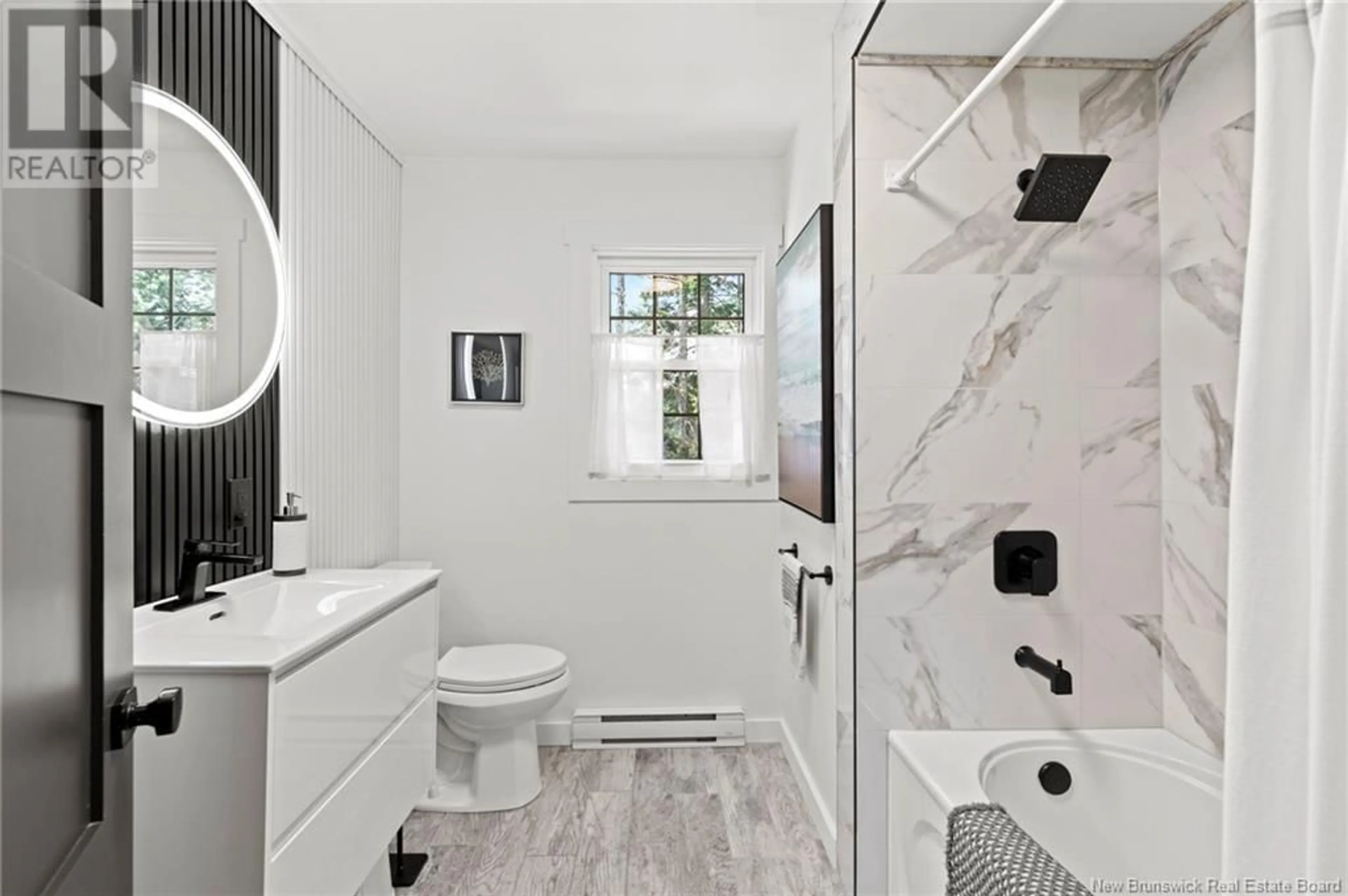 Contemporary bathroom, ceramic/tile floor for 107 HORNCASTLE STREET, New Maryland New Brunswick E3C1E9