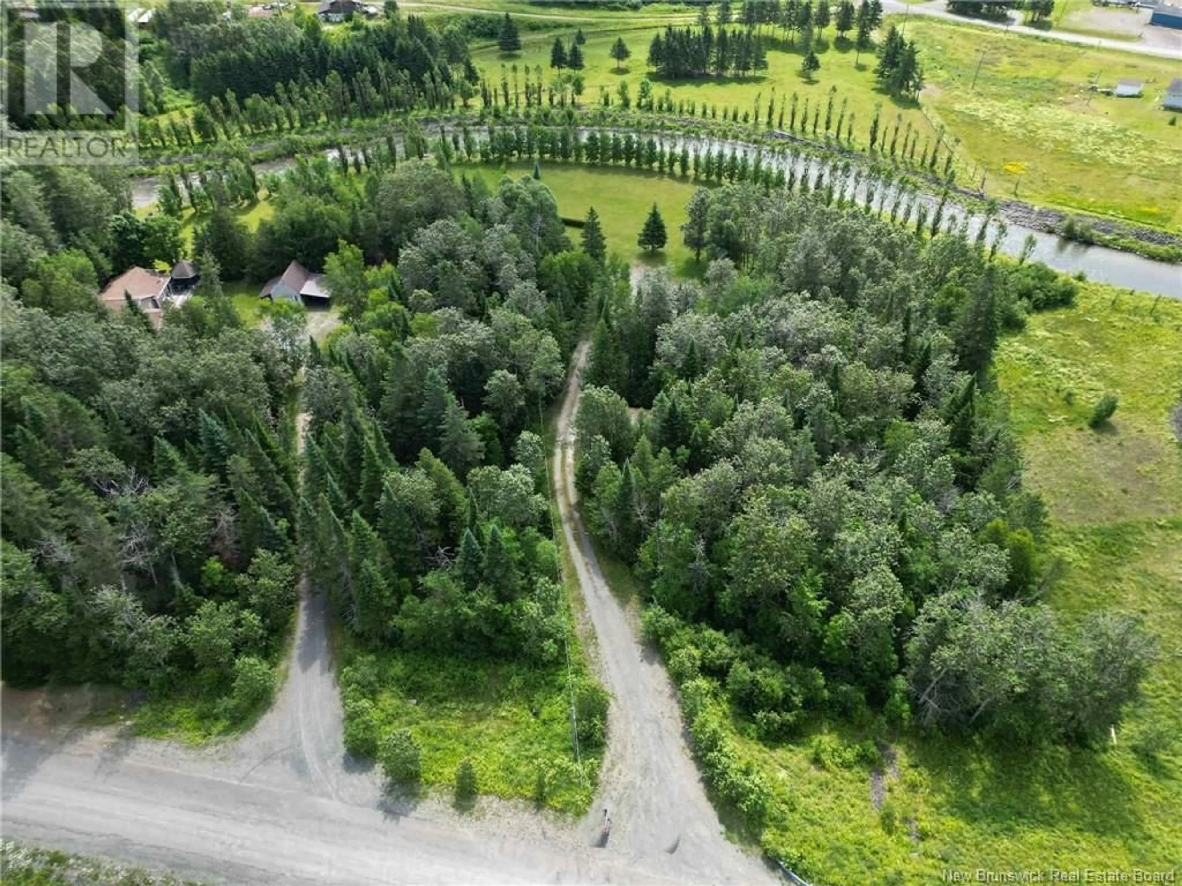 A pic from outside/outdoor area/front of a property/back of a property/a pic from drone, forest/trees view for 12 SALMON RIVER ROAD, DSL de Drummond/DSL of Drummond New Brunswick E3Y2L5