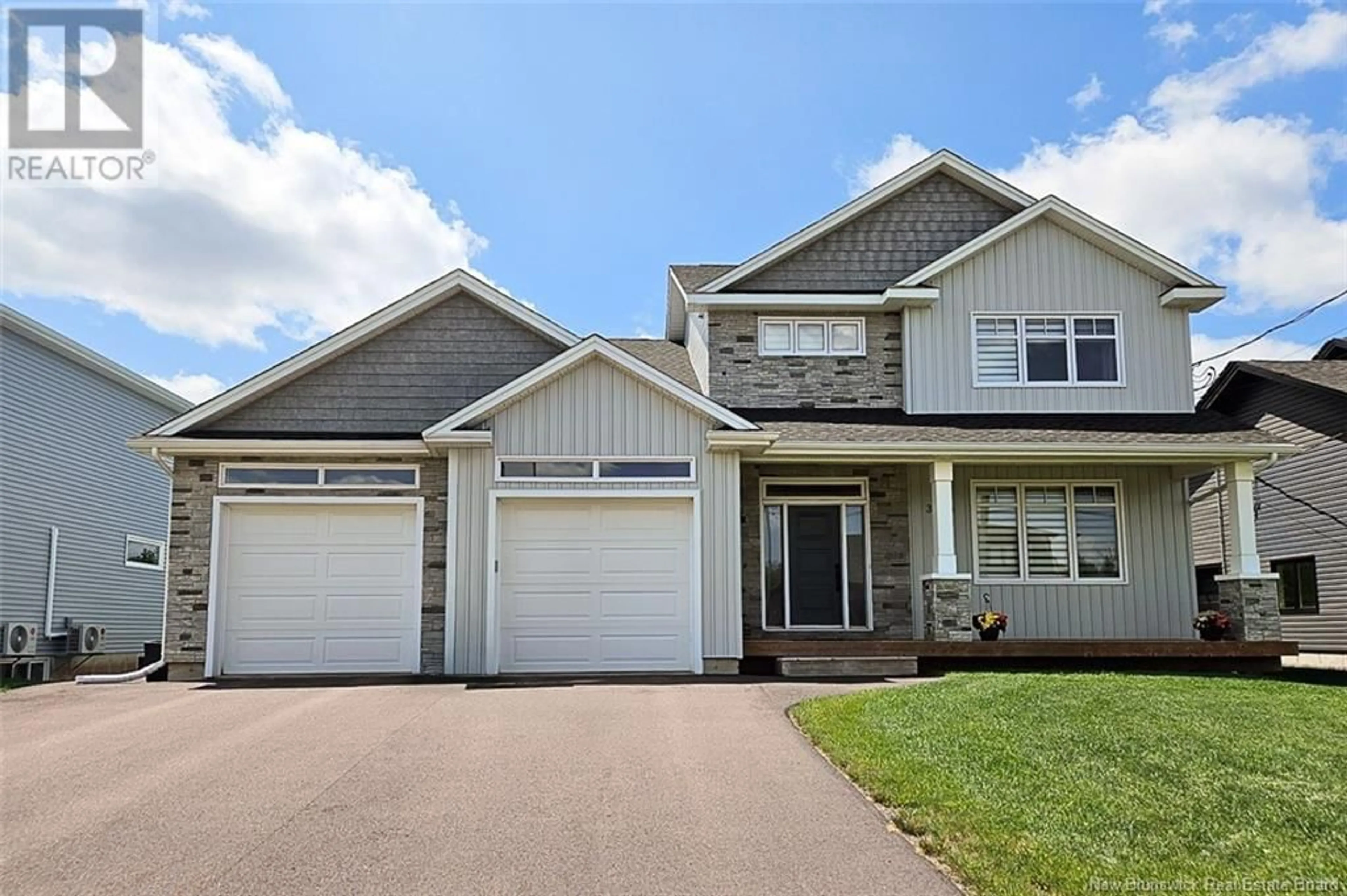 Home with vinyl exterior material, street for 345 GLENGROVE ROAD, Moncton New Brunswick E1A9S7
