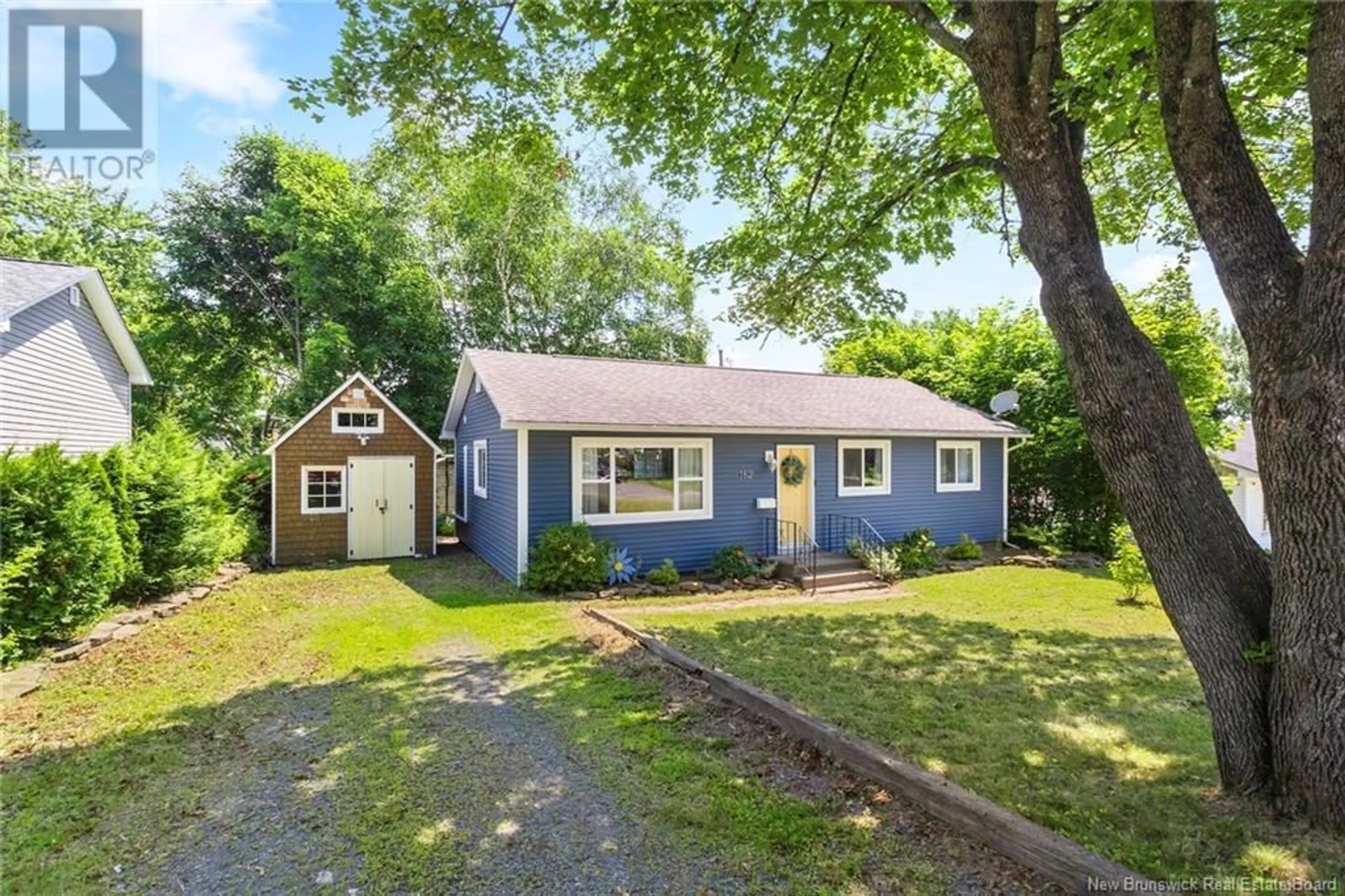 Home with vinyl exterior material, street for 162 PRESTON DRIVE, Fredericton New Brunswick E3A2L4