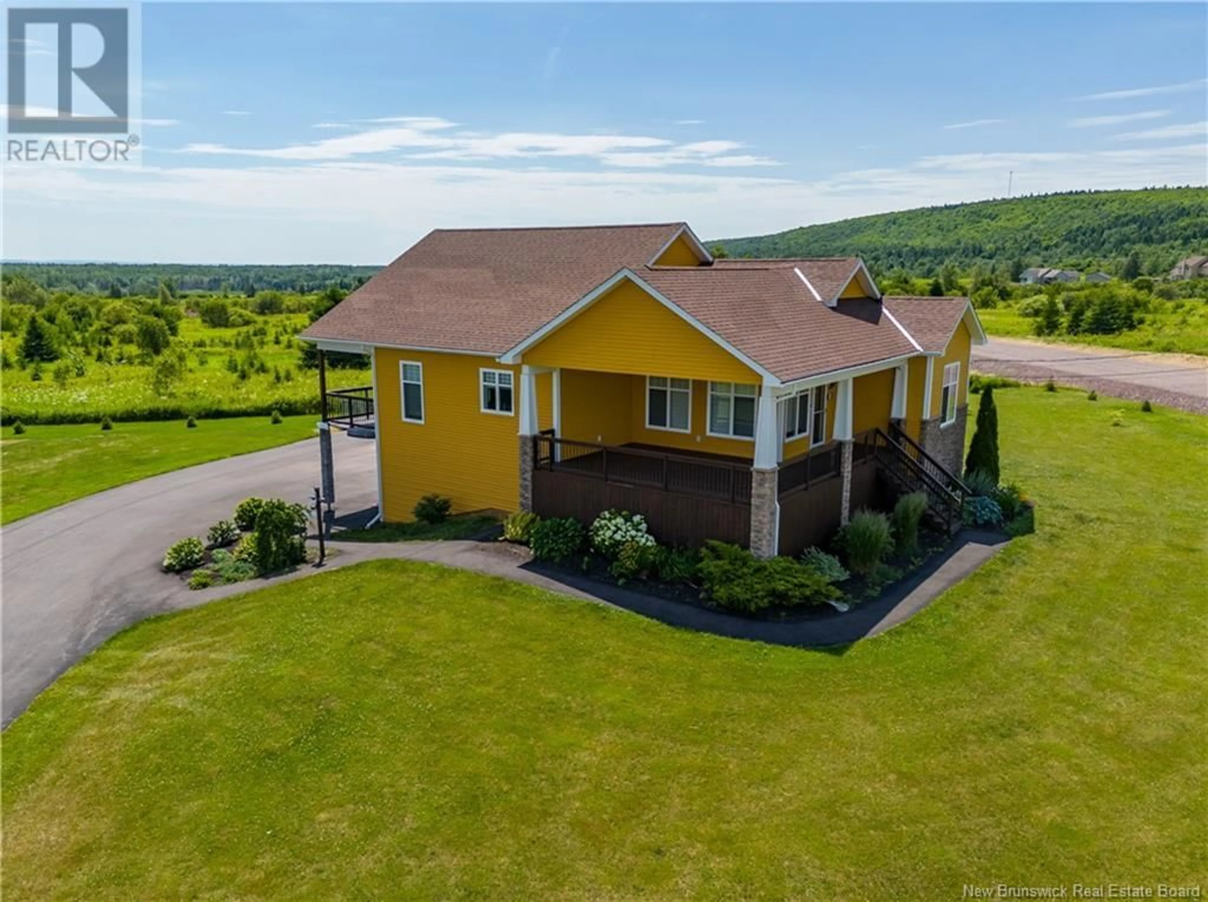 A pic from outside/outdoor area/front of a property/back of a property/a pic from drone, water/lake/river/ocean view for 24 BRIAR ROSE, Ammon New Brunswick E1G0Y8