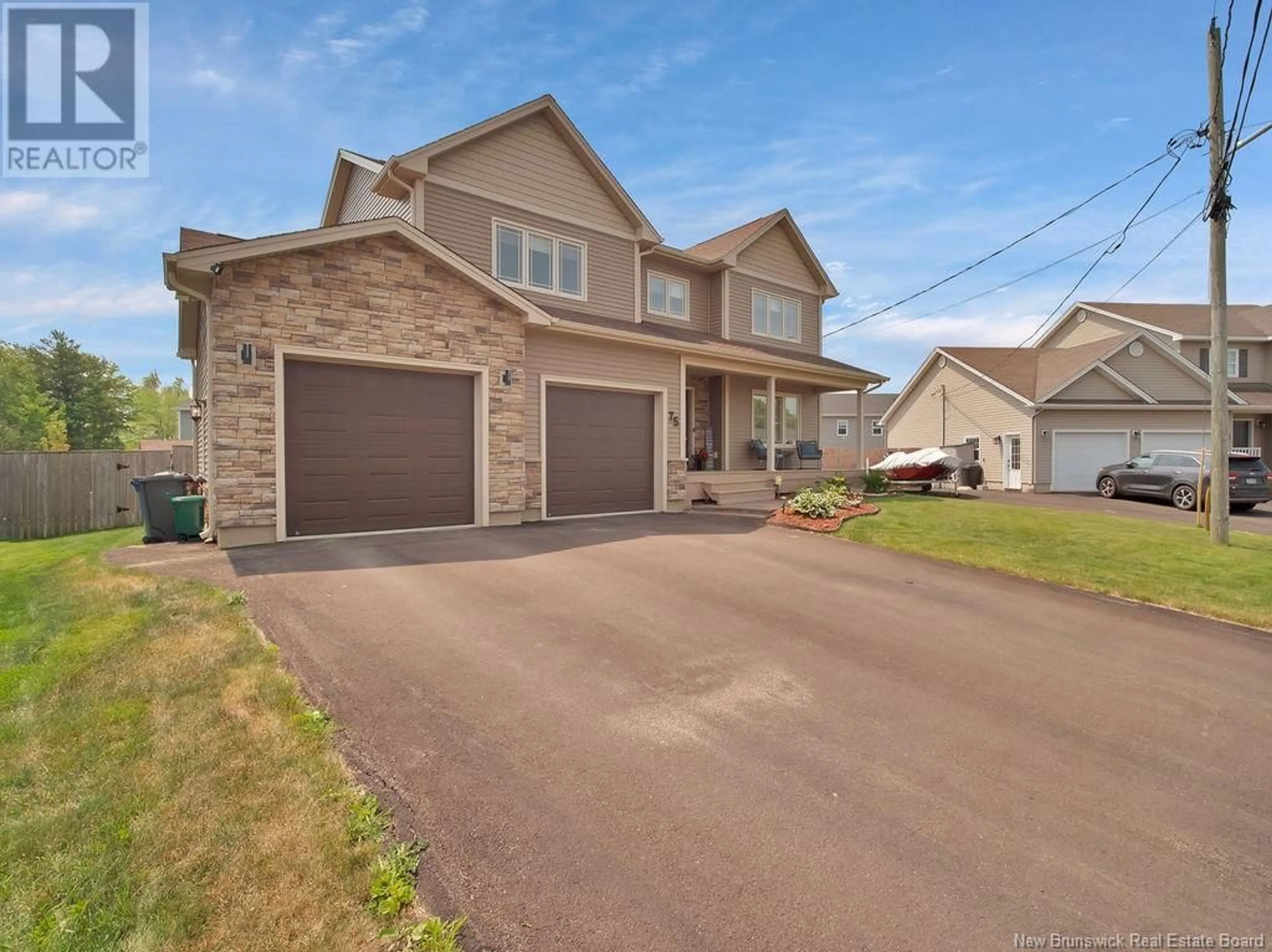 Home with brick exterior material, street for 75 SHIAJAN CRESCENT, Moncton New Brunswick E1G0L5