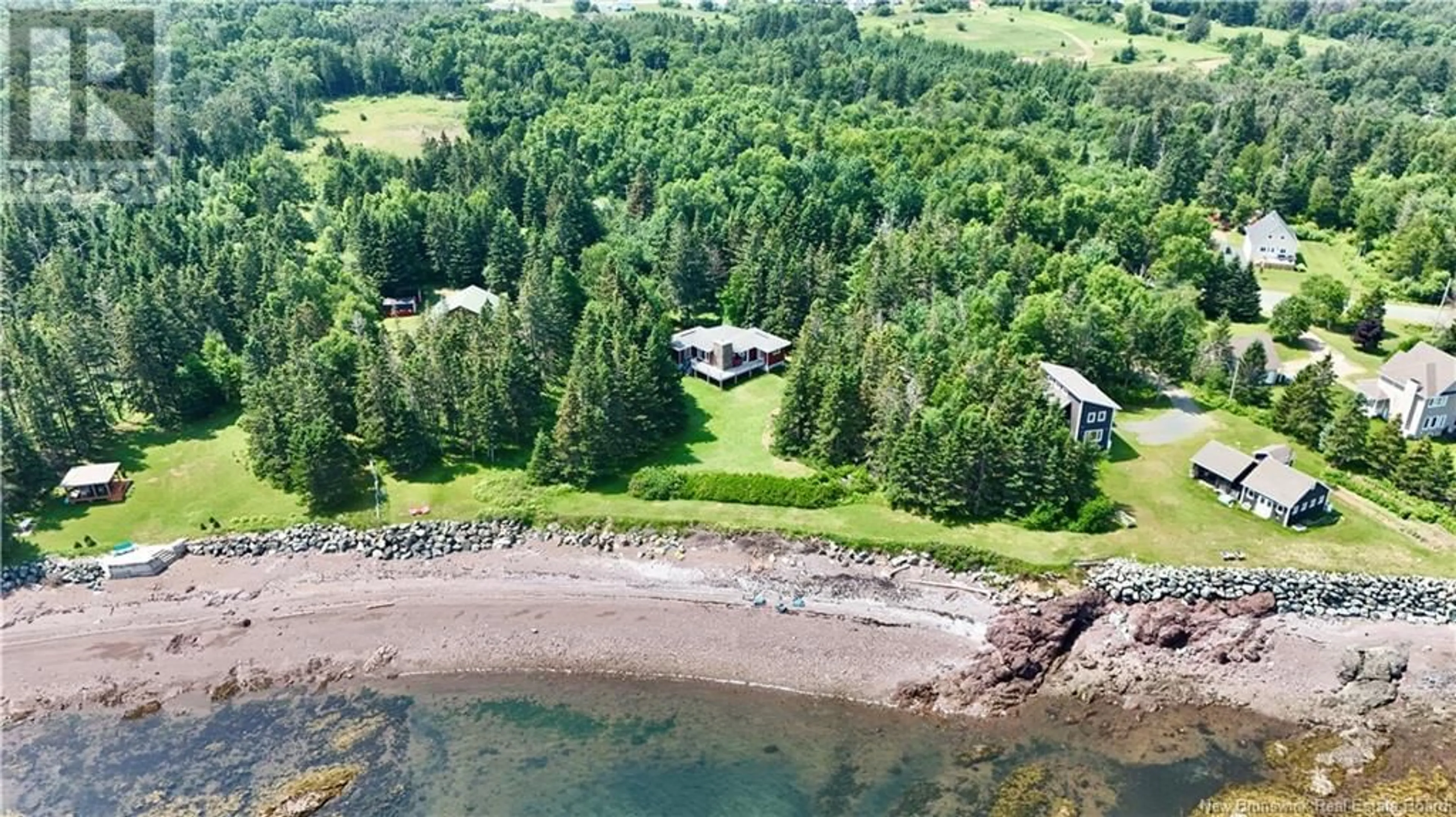 A pic from outside/outdoor area/front of a property/back of a property/a pic from drone, water/lake/river/ocean view for 30 OISEAUX, Pointe-Verte New Brunswick E8J2V6
