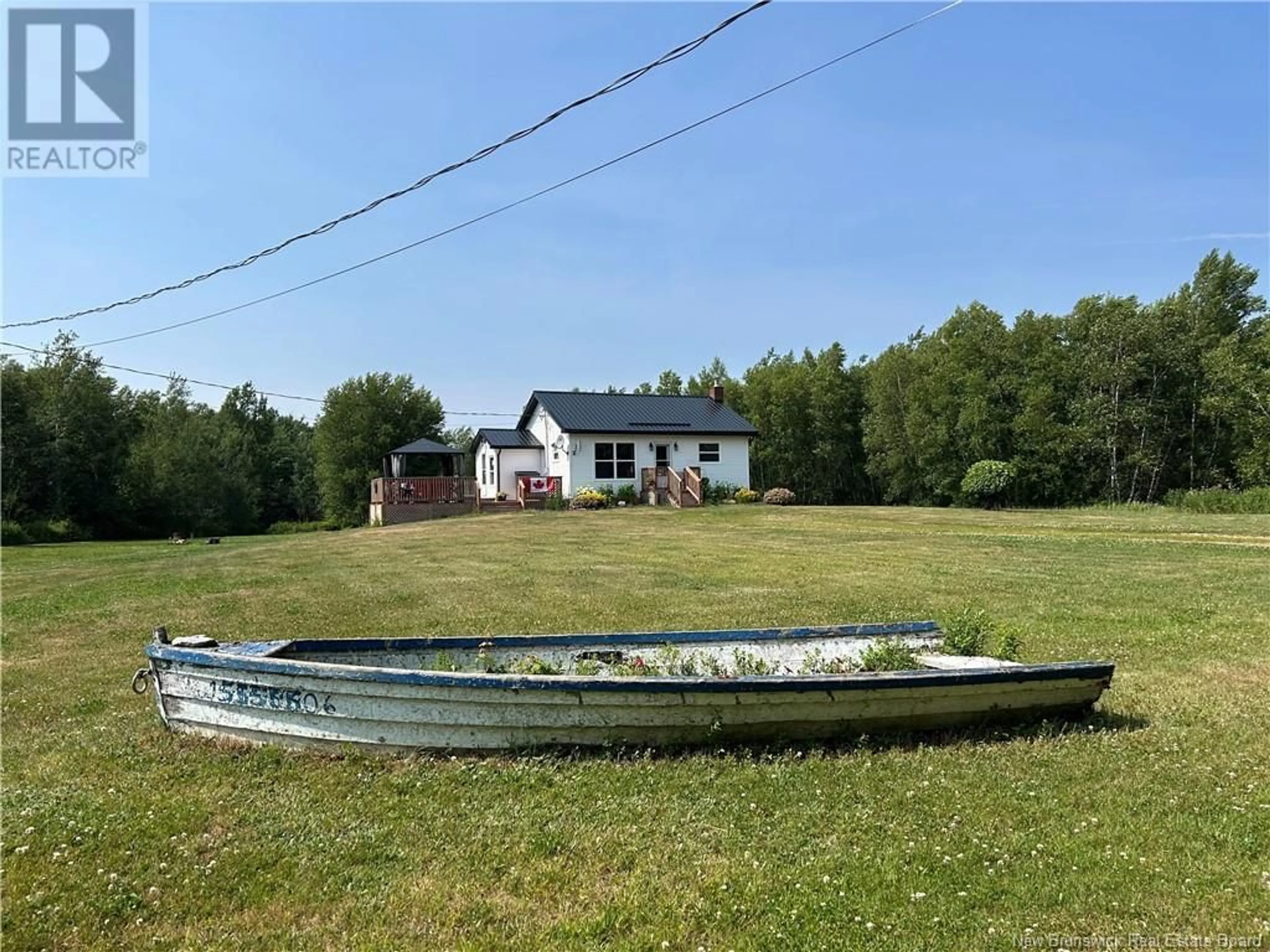 A pic from outside/outdoor area/front of a property/back of a property/a pic from drone, water/lake/river/ocean view for 5090 ROUTE 117, Baie-Sainte-Anne New Brunswick E9A1R2